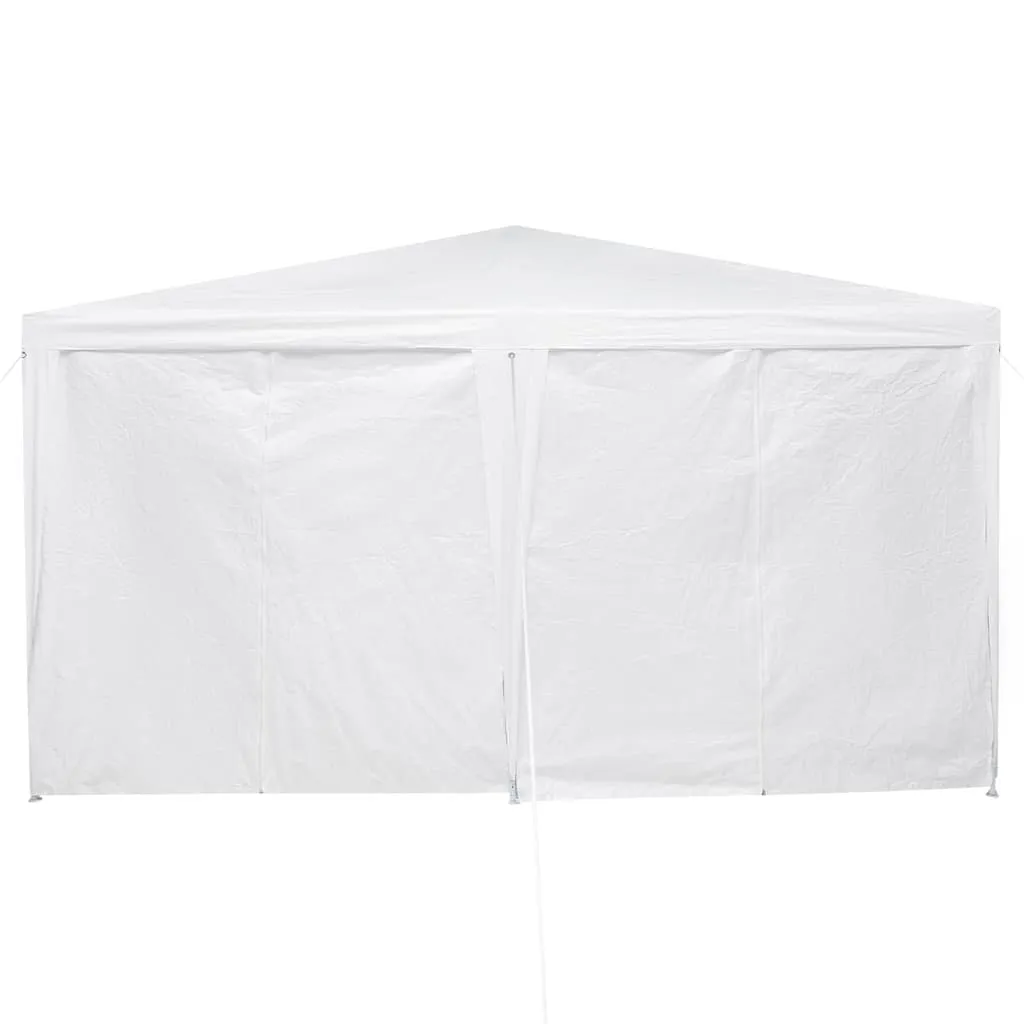 Weißes Partyzelt 400 x 400 x 266 cm – Wetterfest und Zusammenklappbar