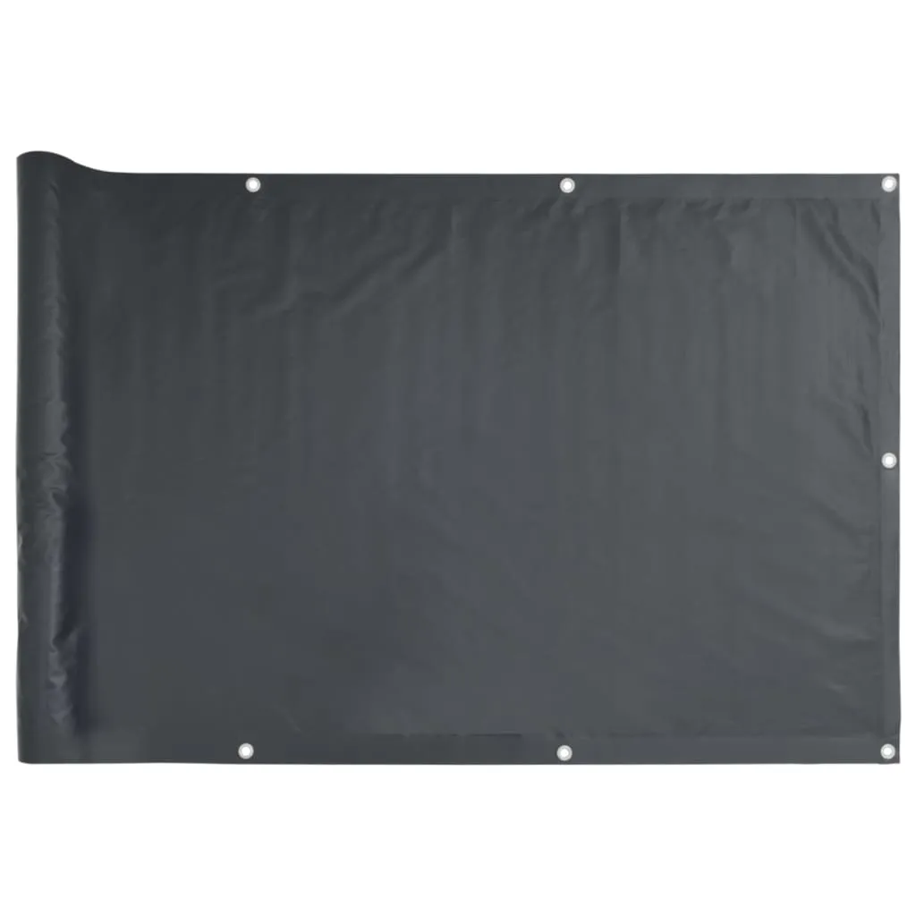 Wasserdichter Balkonsichtschutz 90 x 600 cm Anthrazit