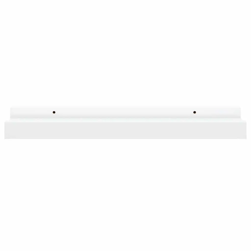 Weißes MDF Wand-Bilderleisten Set 40 x 9 x 3 cm