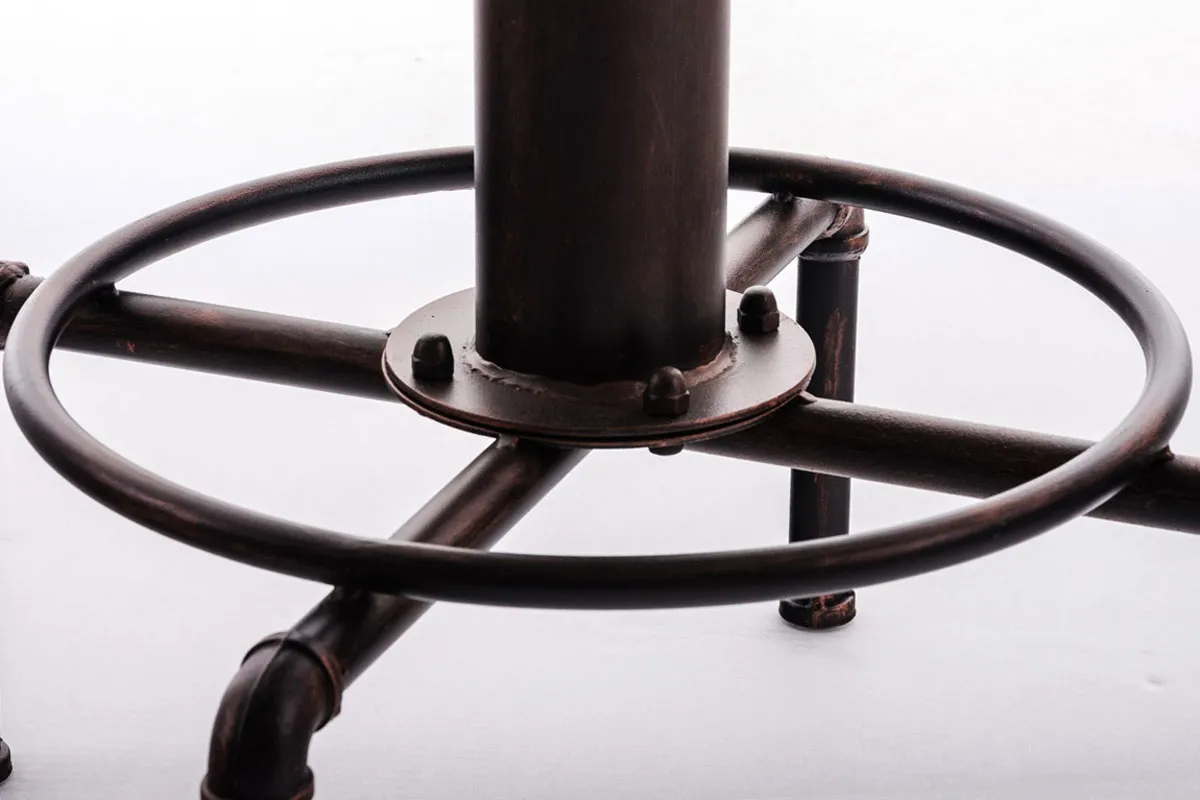 Stehtisch Lumos 79-100x39x39 cm Bronze Vollholz