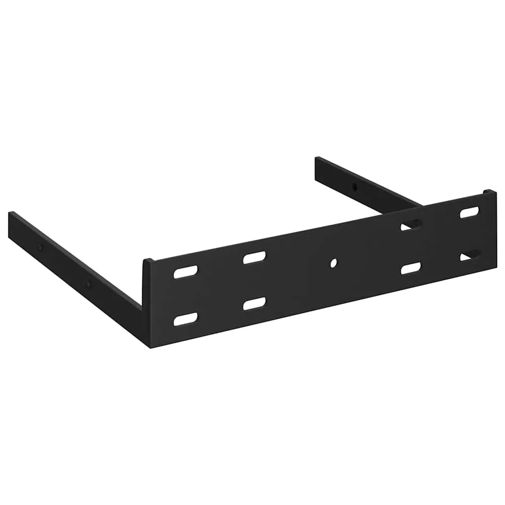 4er Set Eckregale 25x25x3,8 cm Hochglanzweiß Wandregal