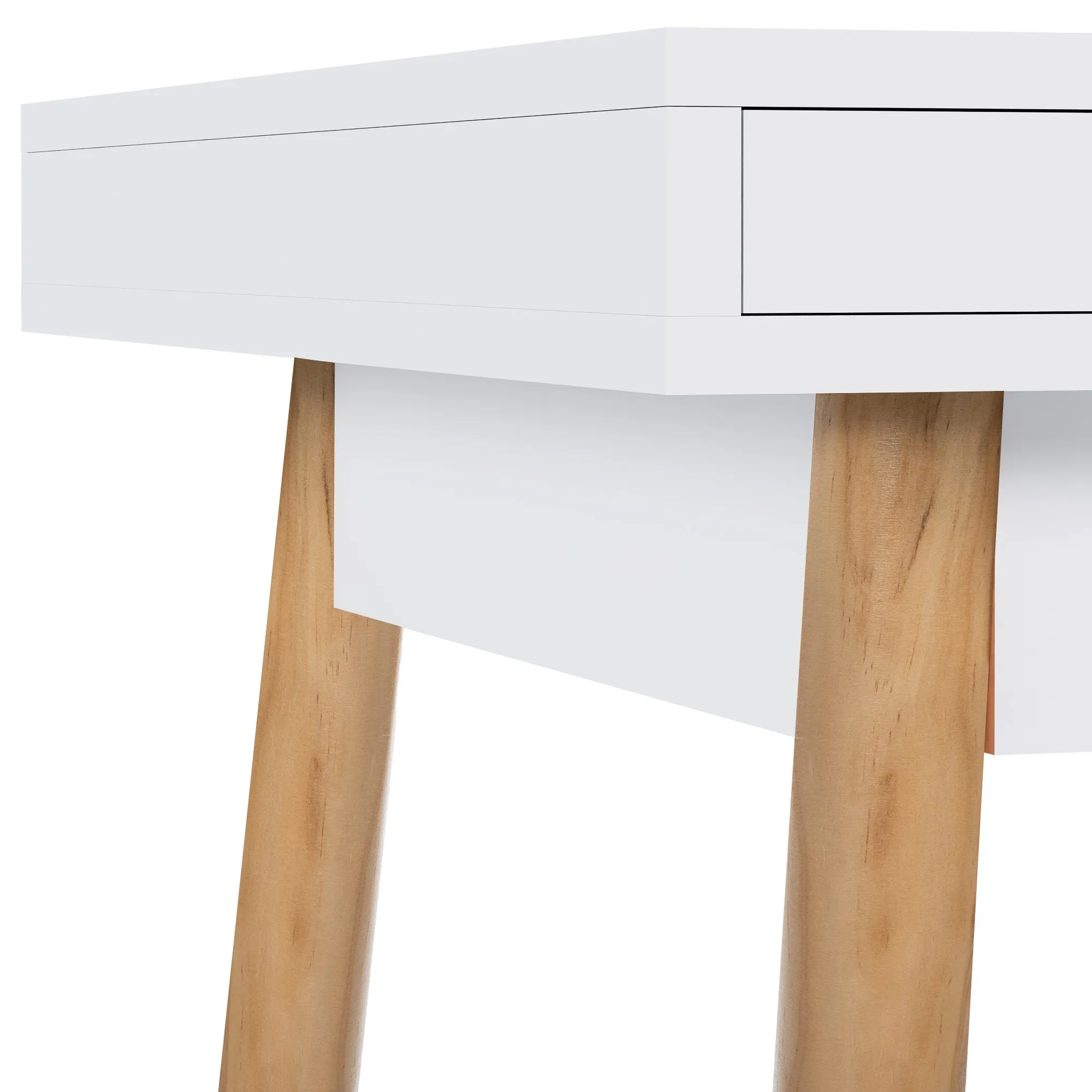 Schreibtisch Porto 110/140x60x75 cm weiß