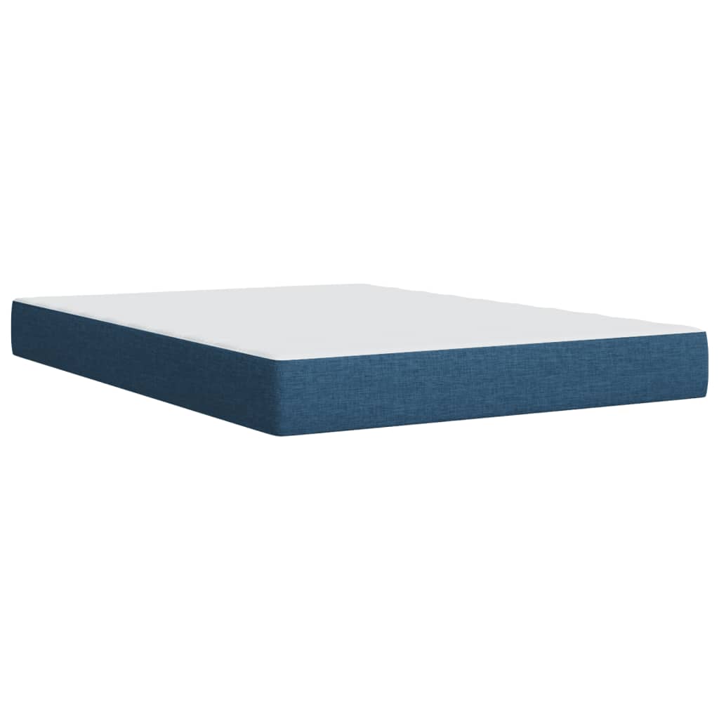 Boxspringbett Taschenfederkernmatratze 140x200 cm Blau