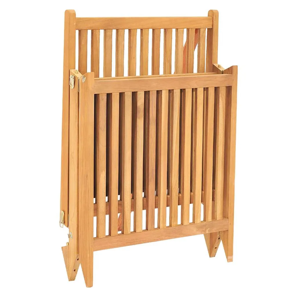 Komfortable Sonnenliege aus Naturholz 60 x 160 x 57 cm, naturfarben