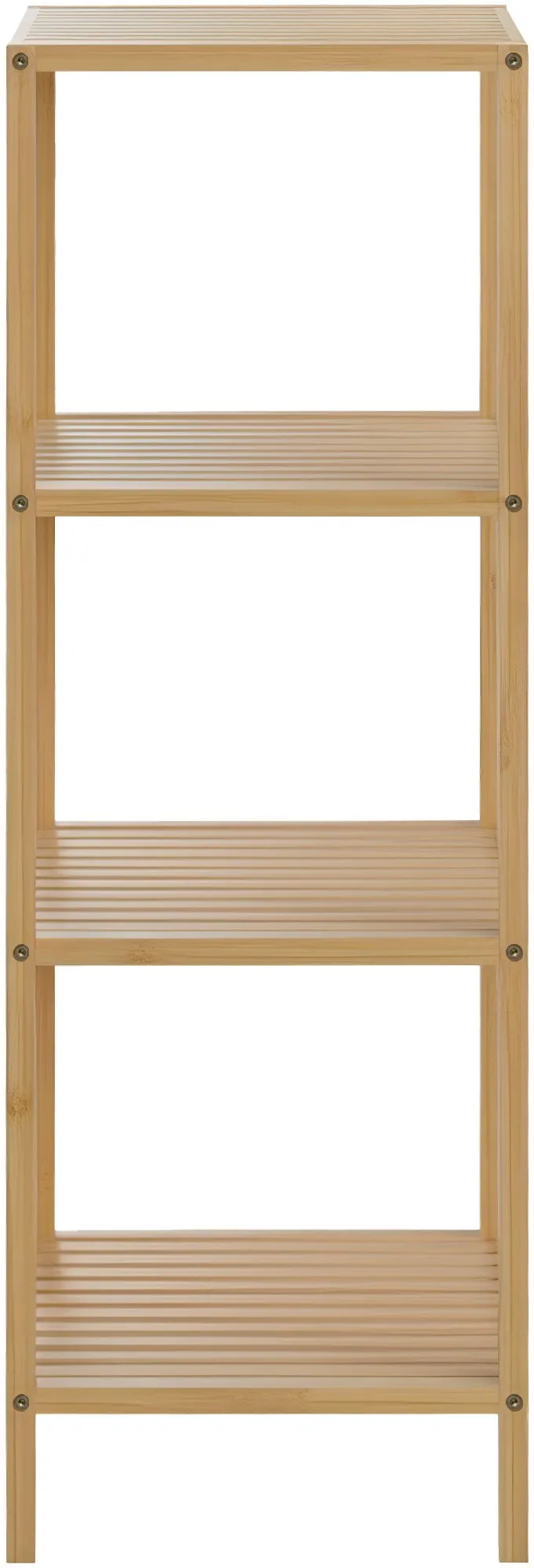 Badregal Zinnien 36x36x112 cm natura Massivholz