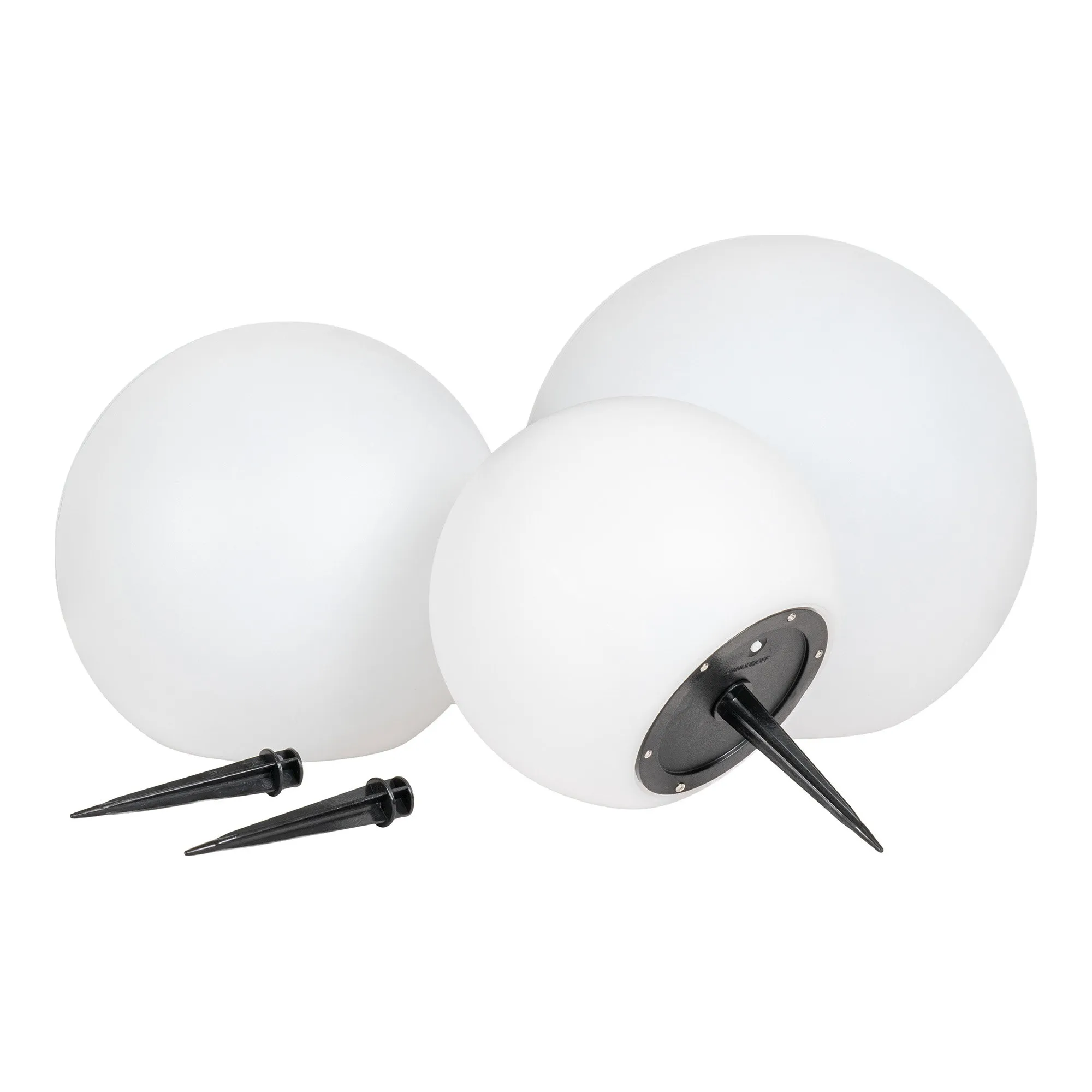 tinkaro Lifton LED Lampe Solar wiederaufladbar 3er-Set Weiß