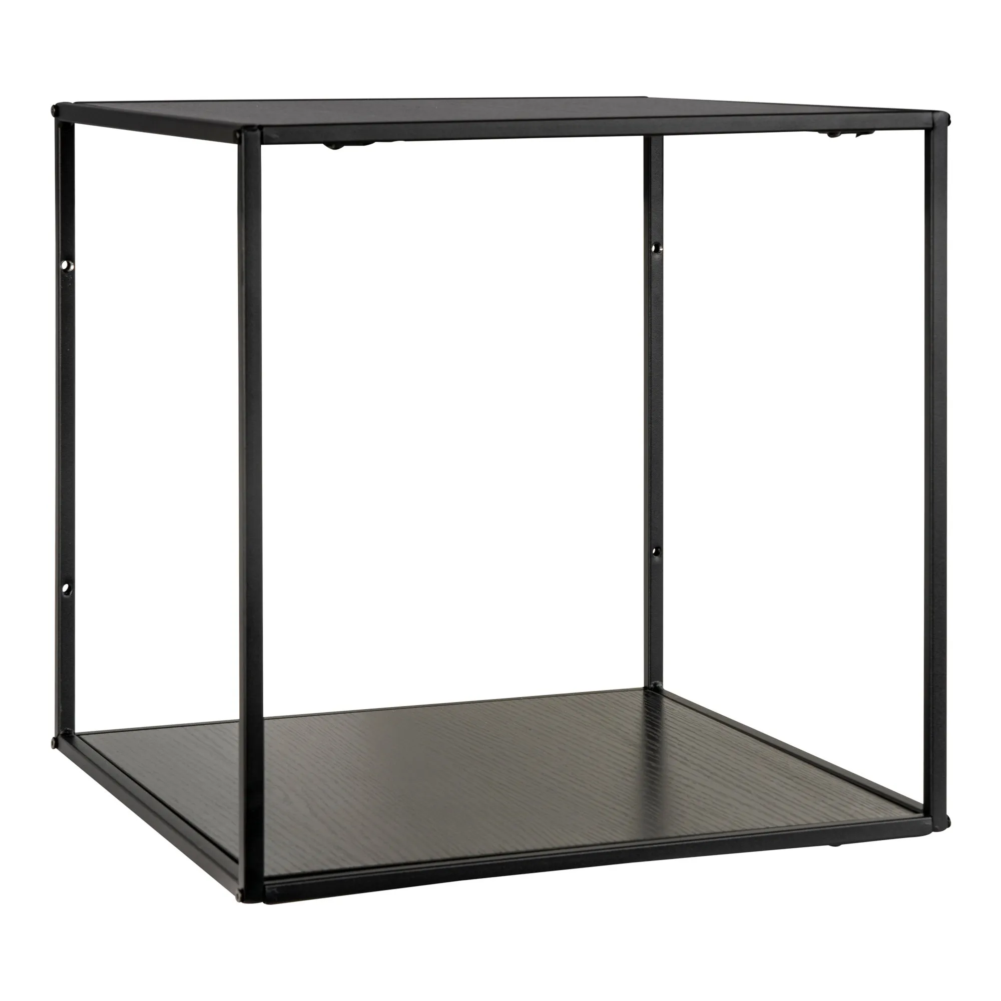 tinkaro Vita Wandregal 36x36x36 cm Schwarz