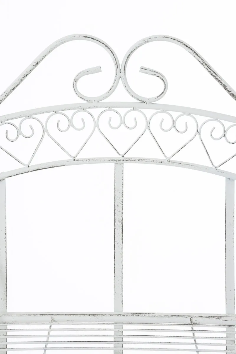 Standregal Antje 153x61x33 cm antik weiß