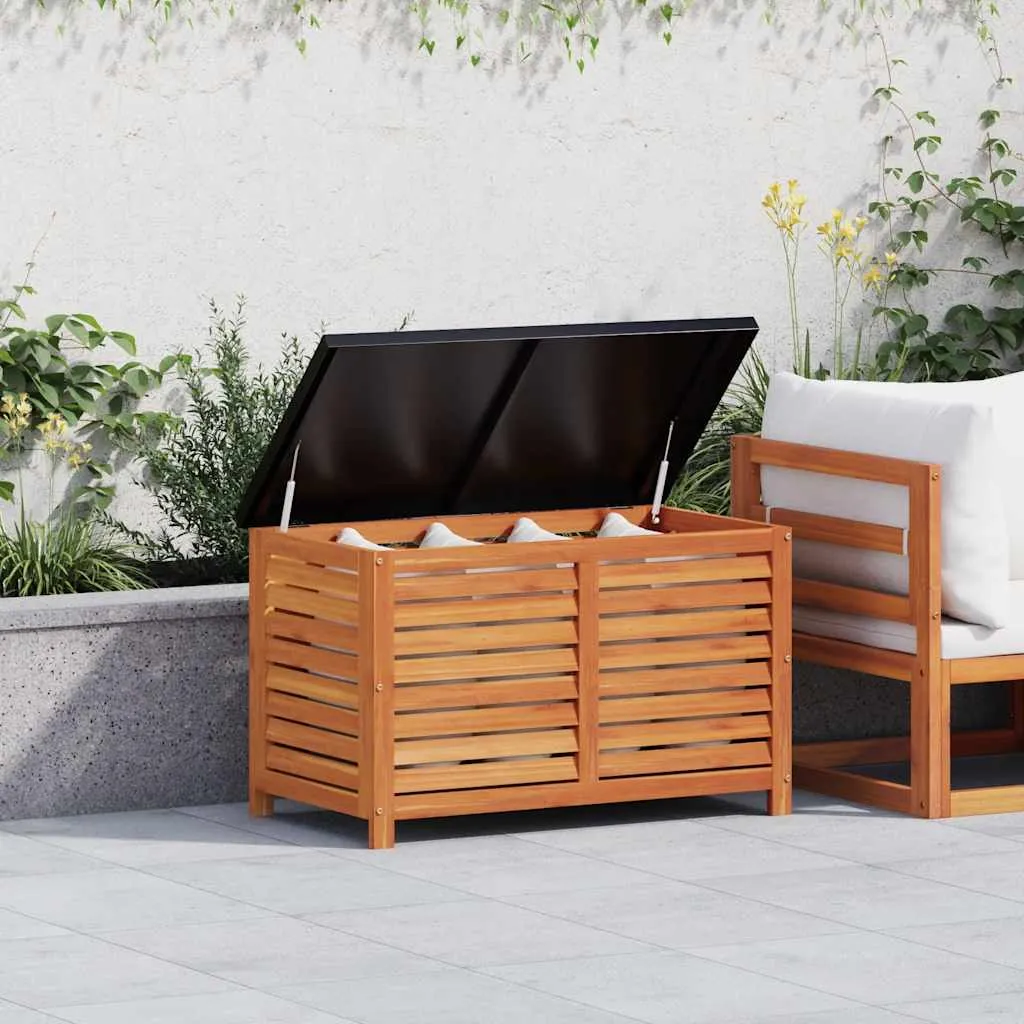 Gartenbox aus Massivholz, 90 x 48 x 55 cm, rötlich-braun