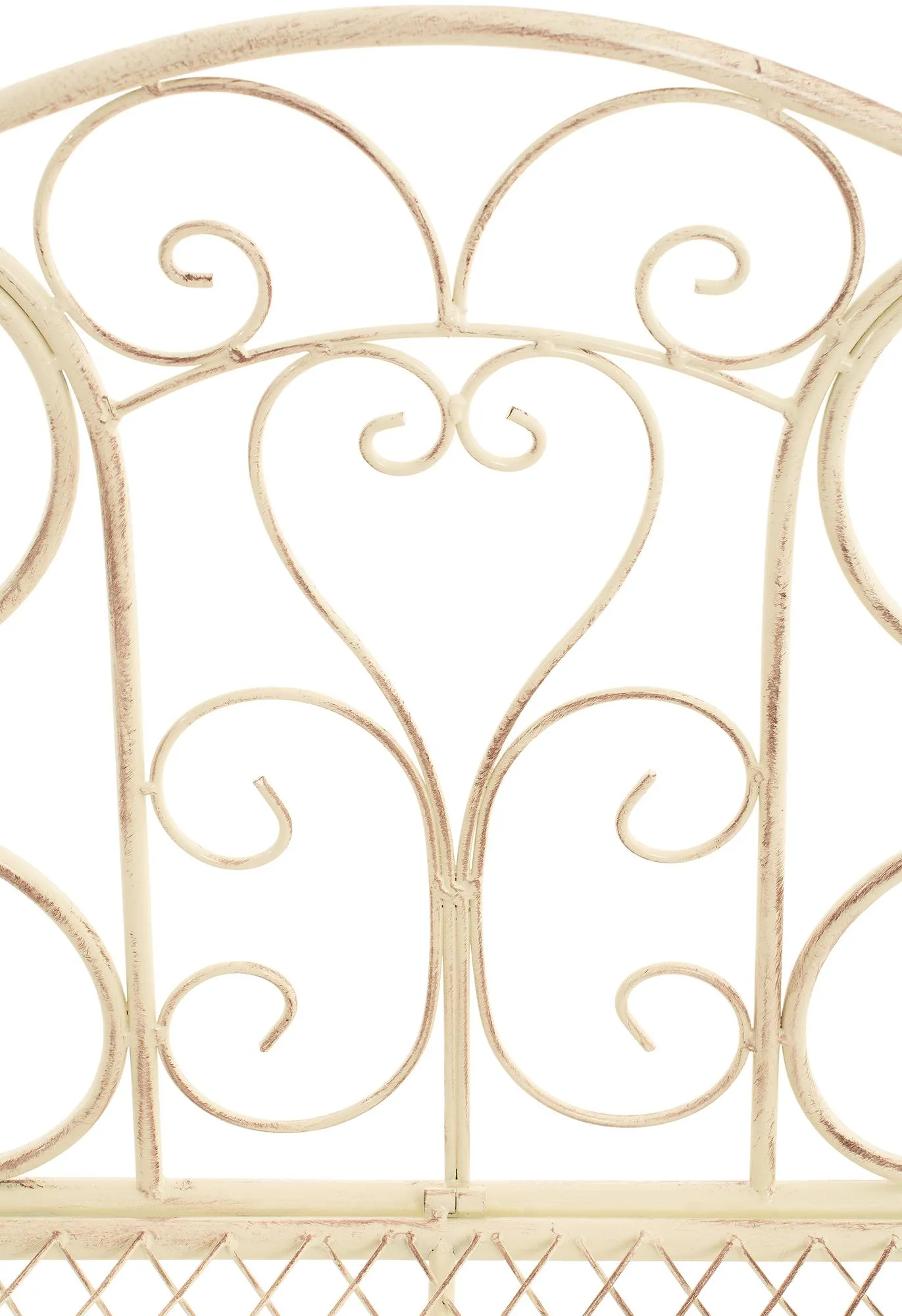 Gartenbank Tara 113x47x89 cm antik-creme