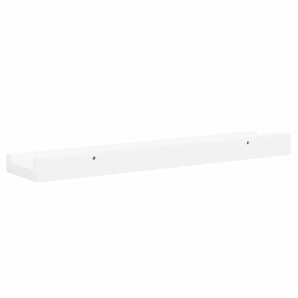 Weißes MDF Wand-Bilderleisten Set 40 x 9 x 3 cm