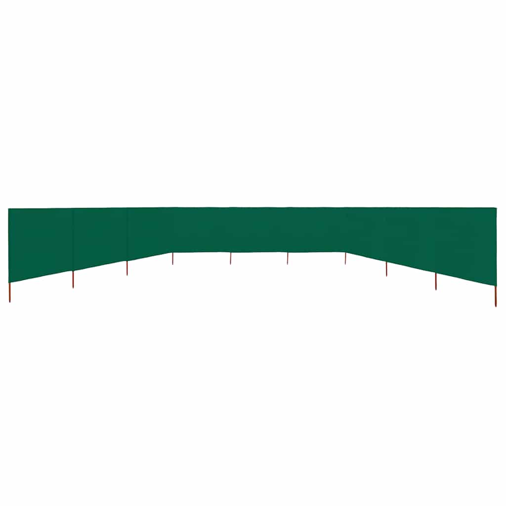 Faltbarer Windschutz 1200 x 120 cm in Grün