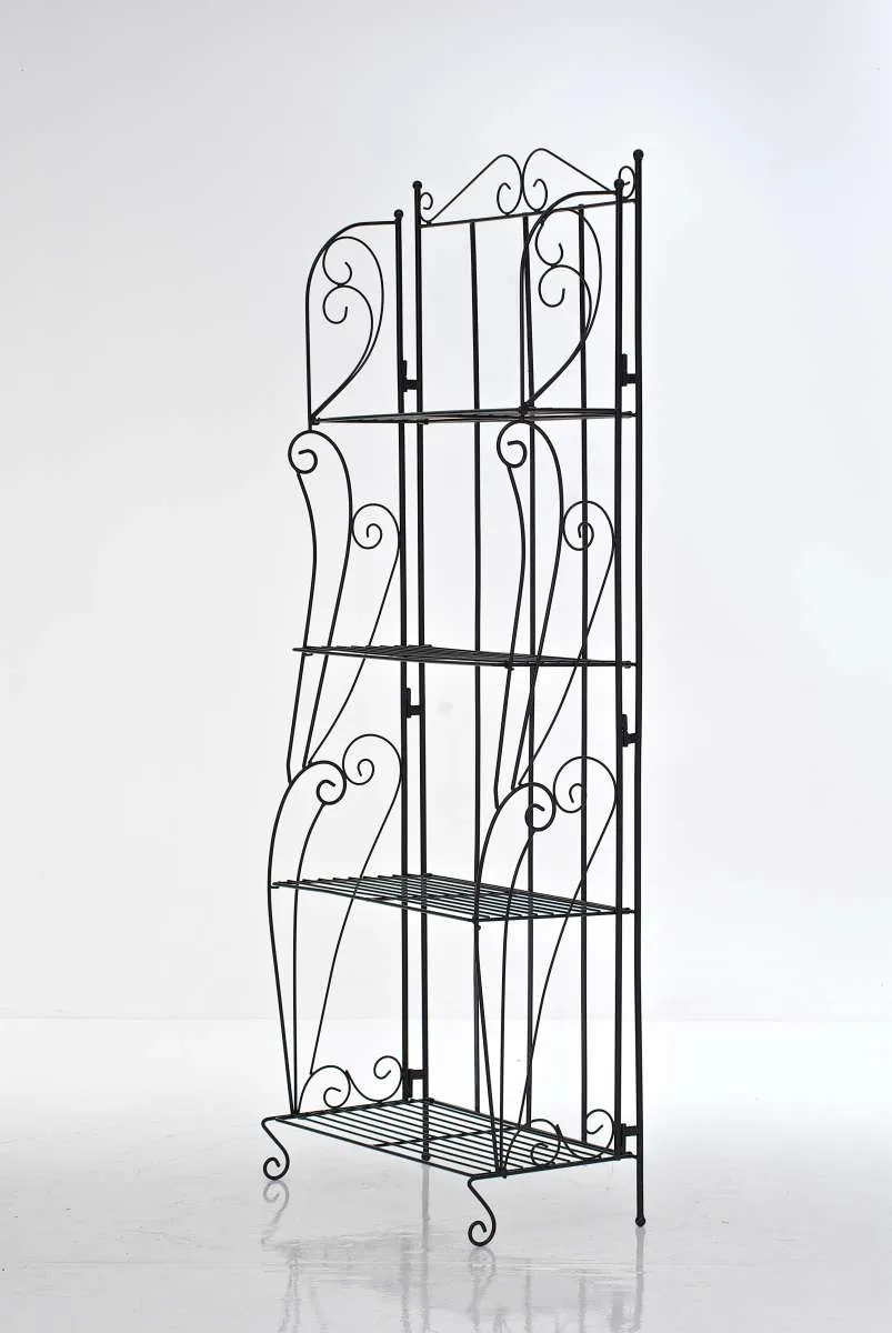 Standregal Lea 160x60x30 cm schwarz