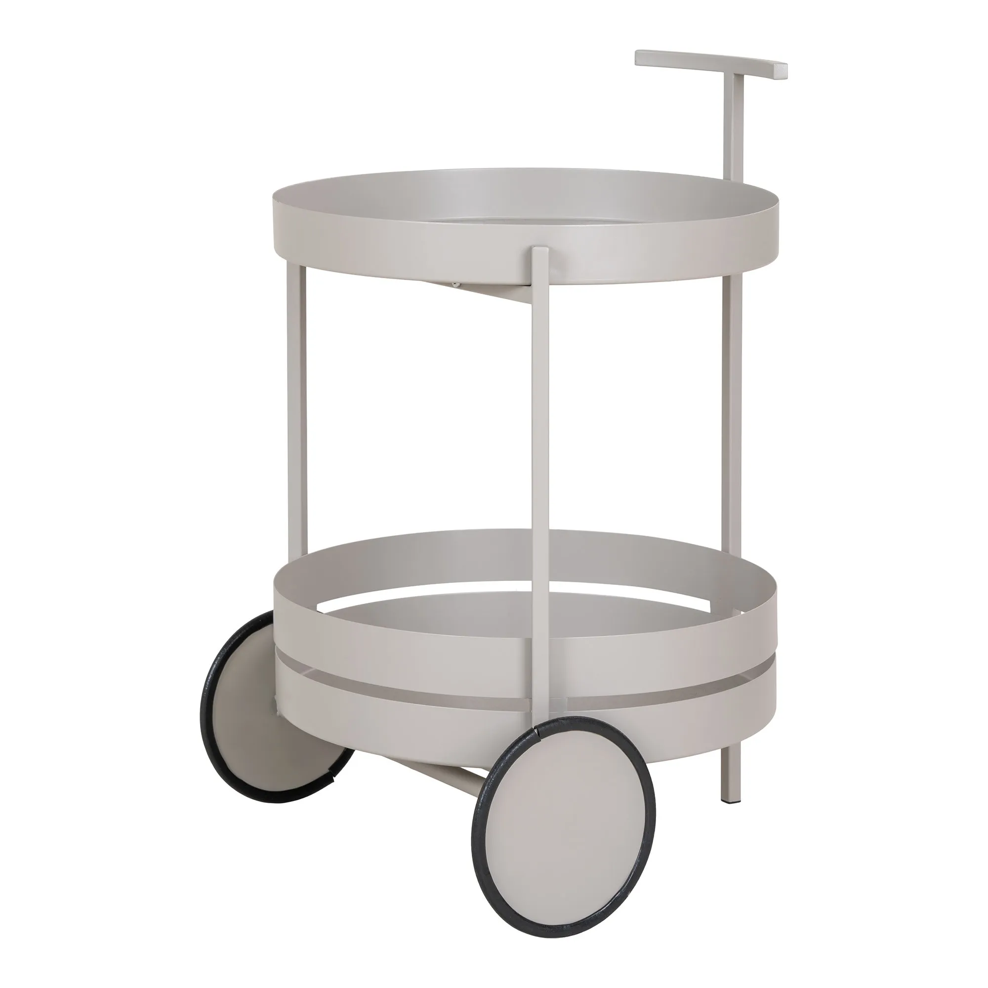 tinkaro Beja Barwagen 2 Ablagen 40x42x61 cm Grau