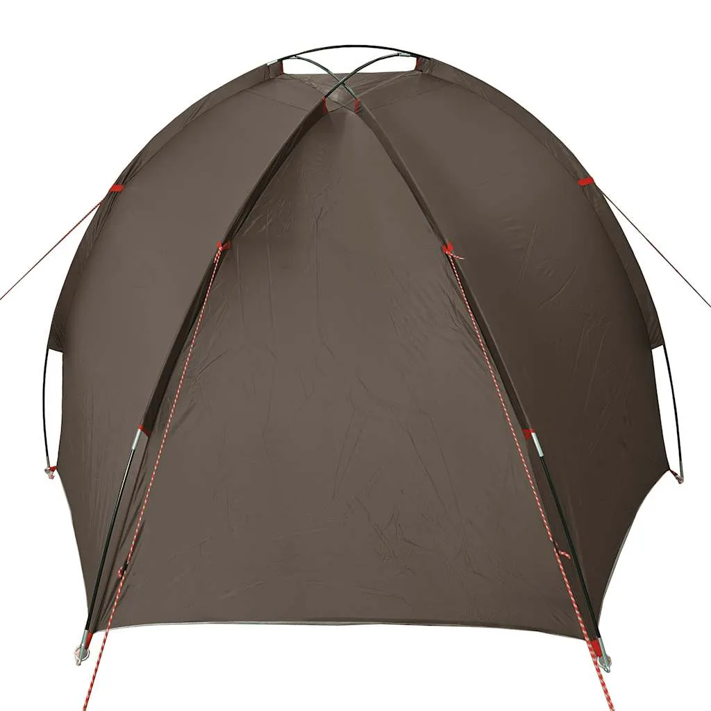 Angelzelt Campingzelt 210x170x125 cm Braun wasserdicht UV-Schutz
