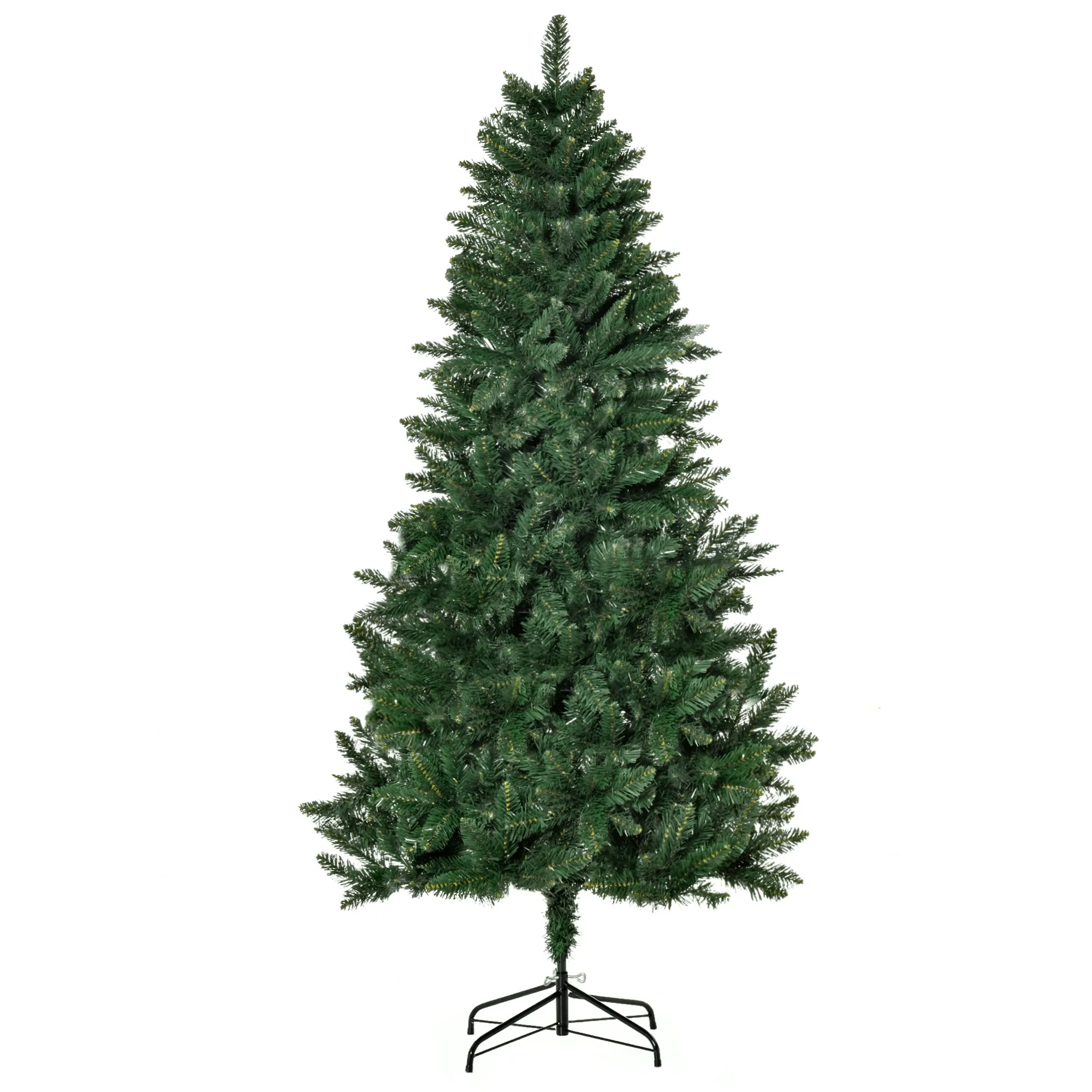 Künstlicher Weihnachtsbaum Kiefer 180 cm mit Metallständer Grün