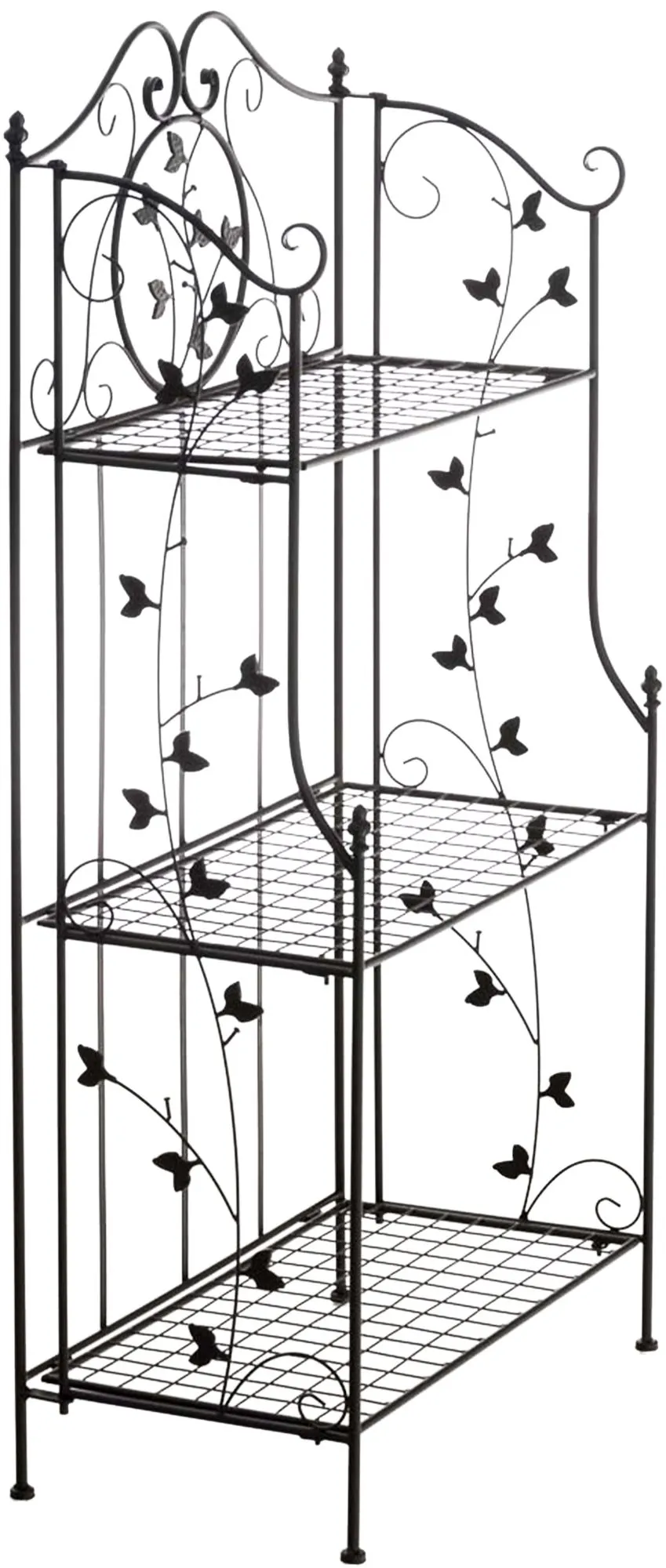 Standregal Reus 118x58x33 cm schwarz