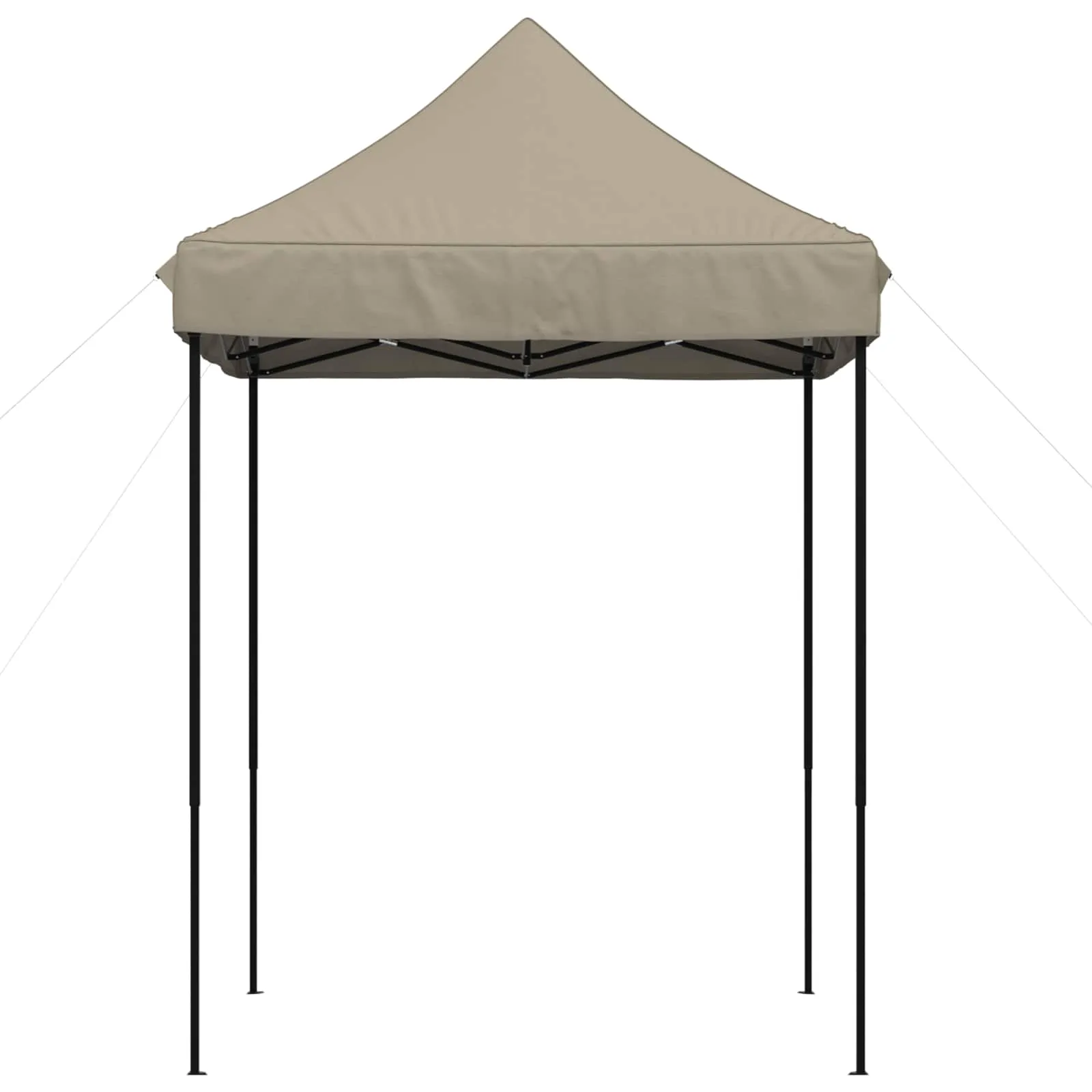 Modernes faltbares Partyzelt 200x200x306 cm in Taupe