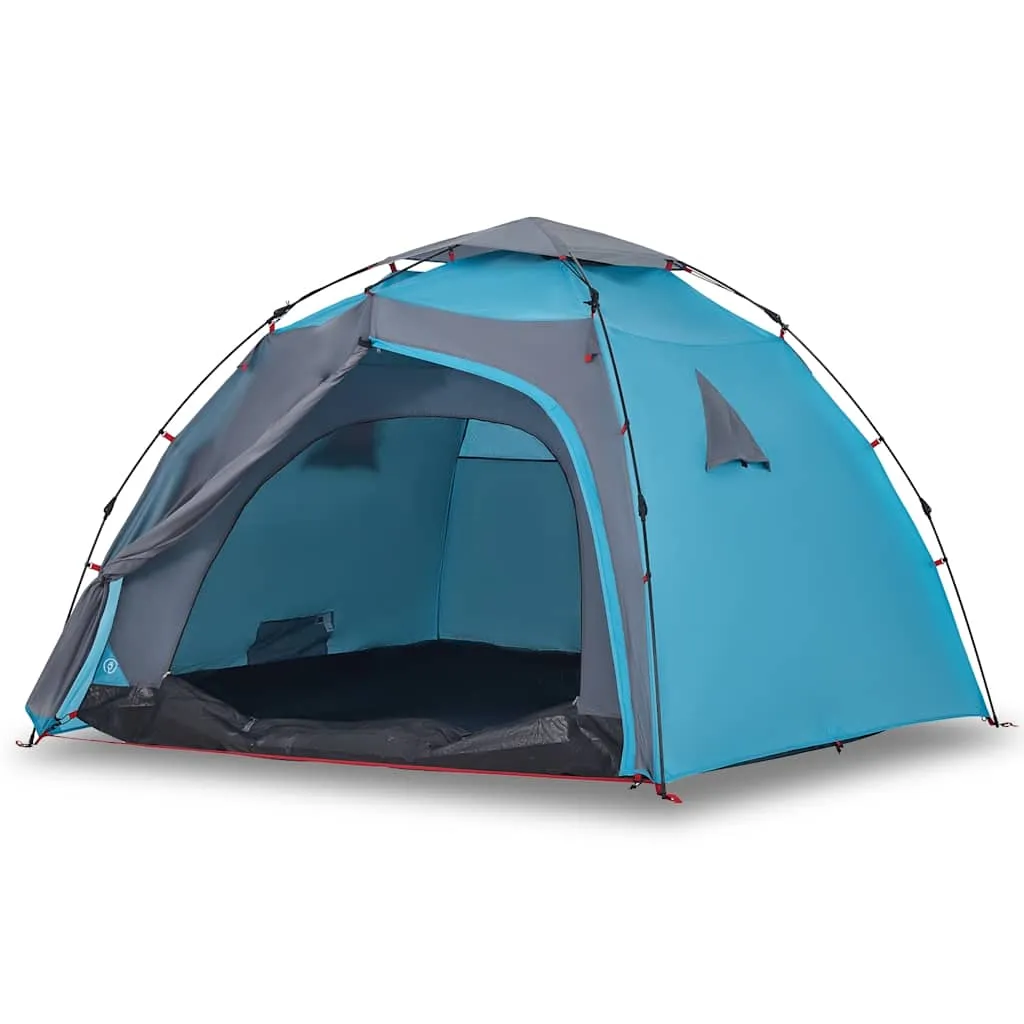 Campingzelt Blau 326x260x175 cm für 4 Personen