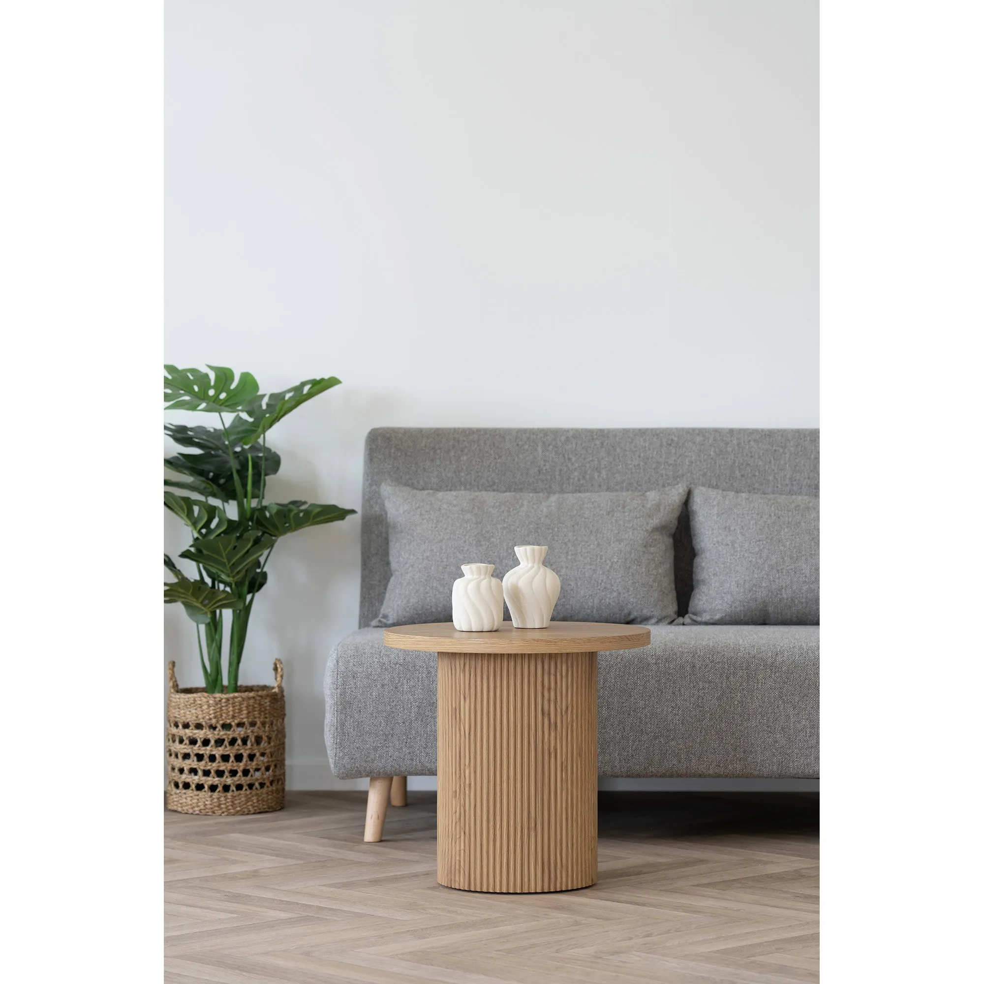 tinkaro Vase Set 2-teilig Keramik 8,8/10,5 - 9/11 - 12/15 cm Weiß