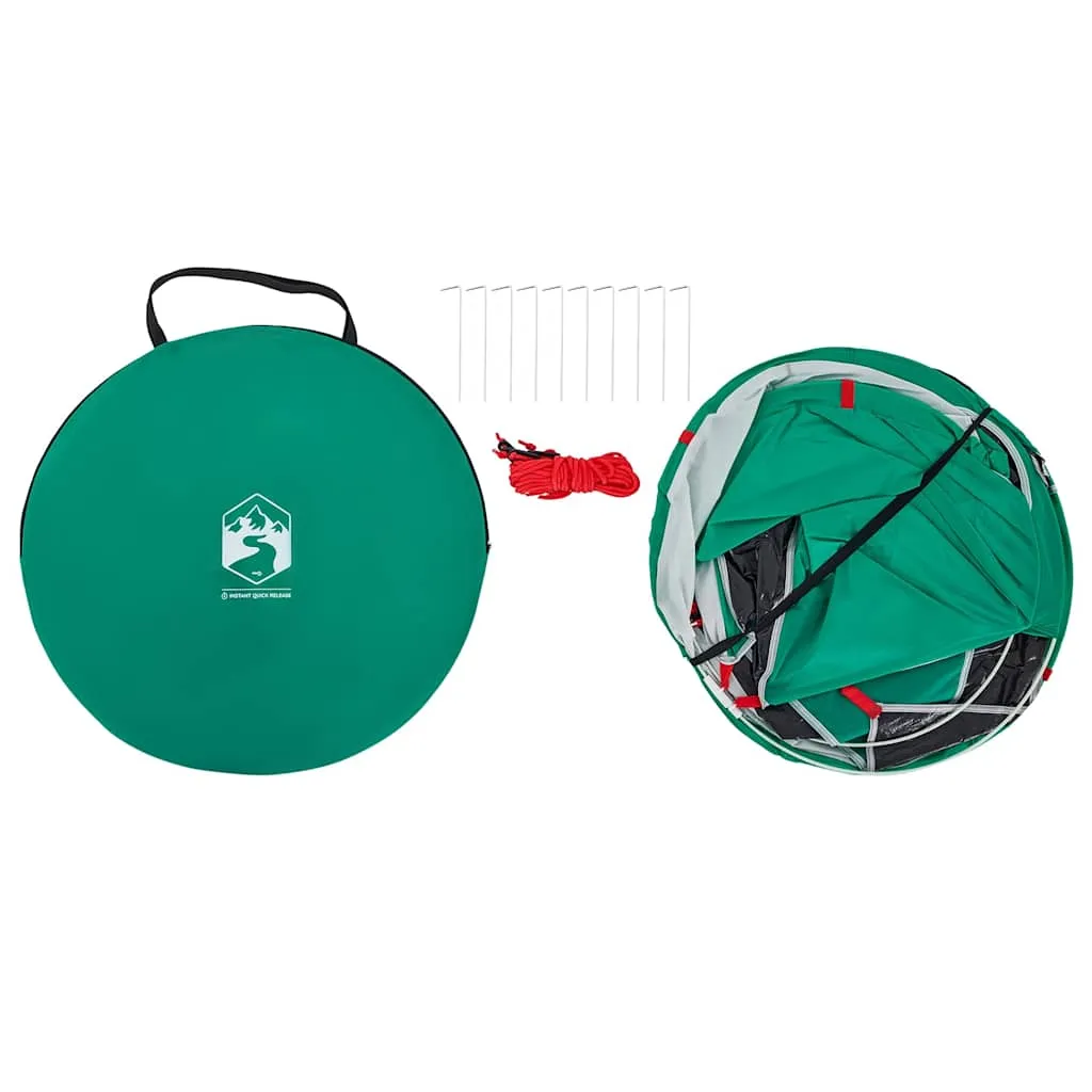 Strandzelt Meergrün 205 x 125 x 90 cm mit Pop-Up-System