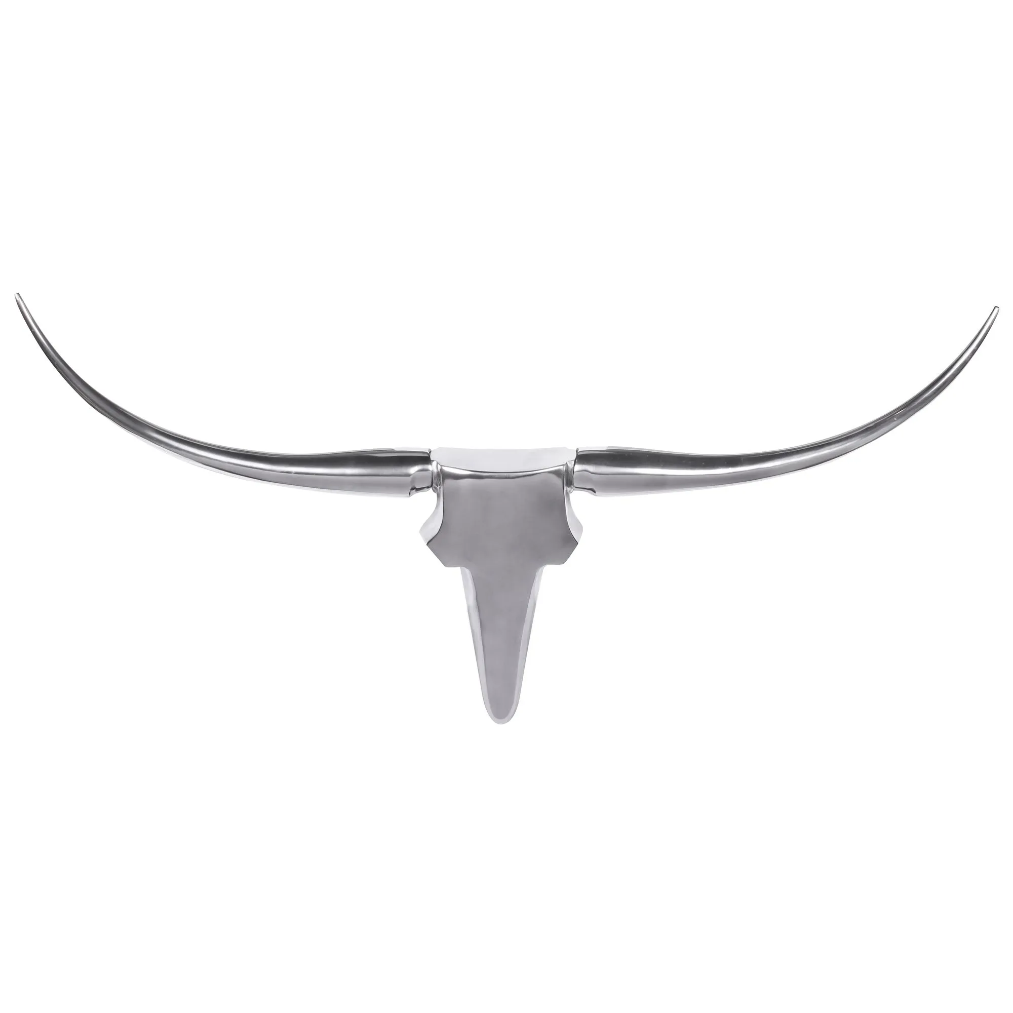 tinkaro Dekogeweih Silber Wanddekoration Aluminium Deko