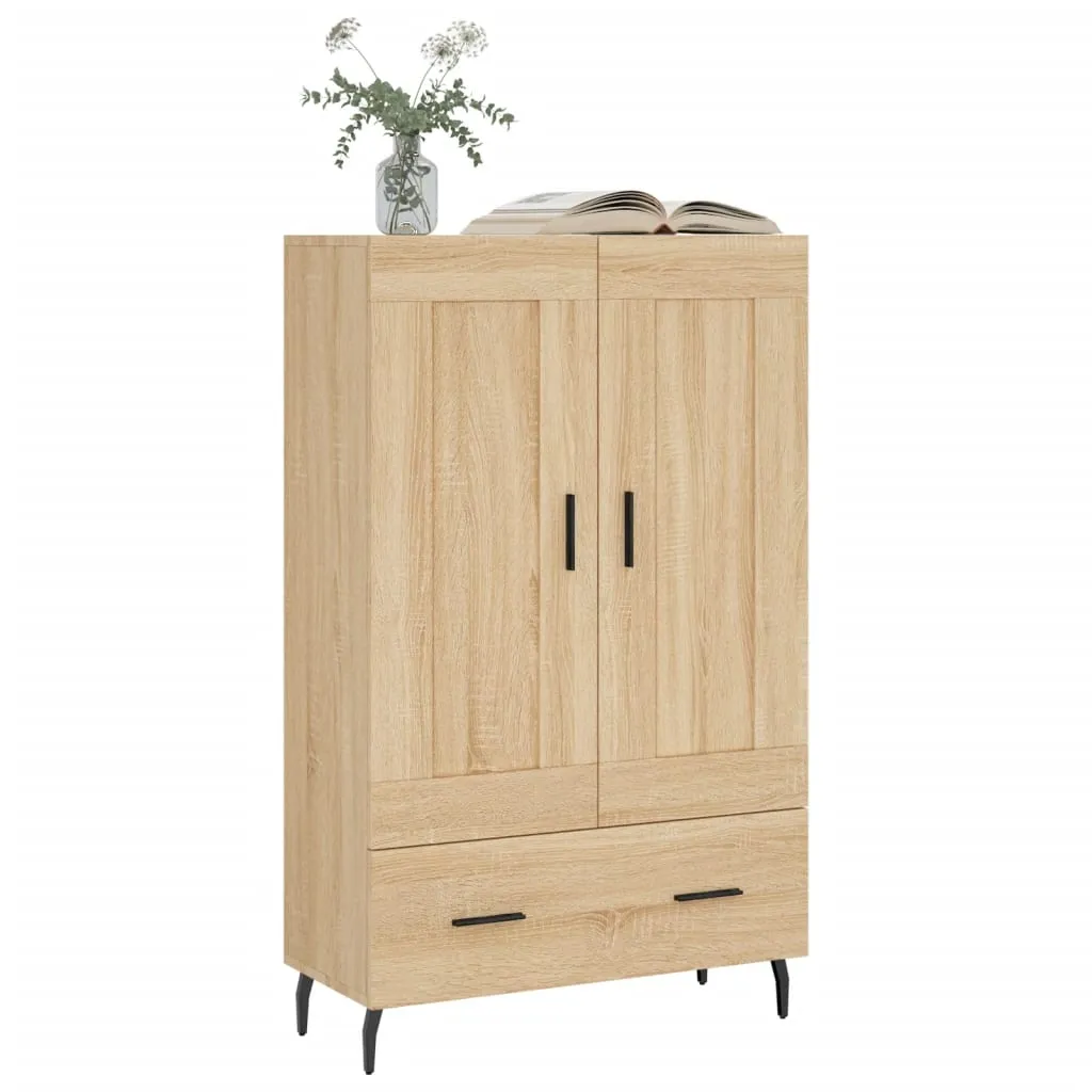 Highboard Sonoma-Eiche 69,5x31x115 cm Holzwerkstoff