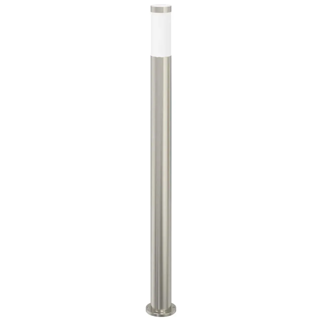 Pollerleuchte Edelstahl 11 x 110 cm Silber