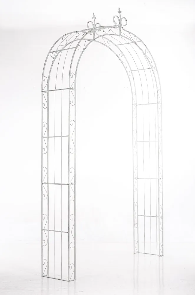 Rosenbogen Sun 260x148x34,5 cm antik weiß