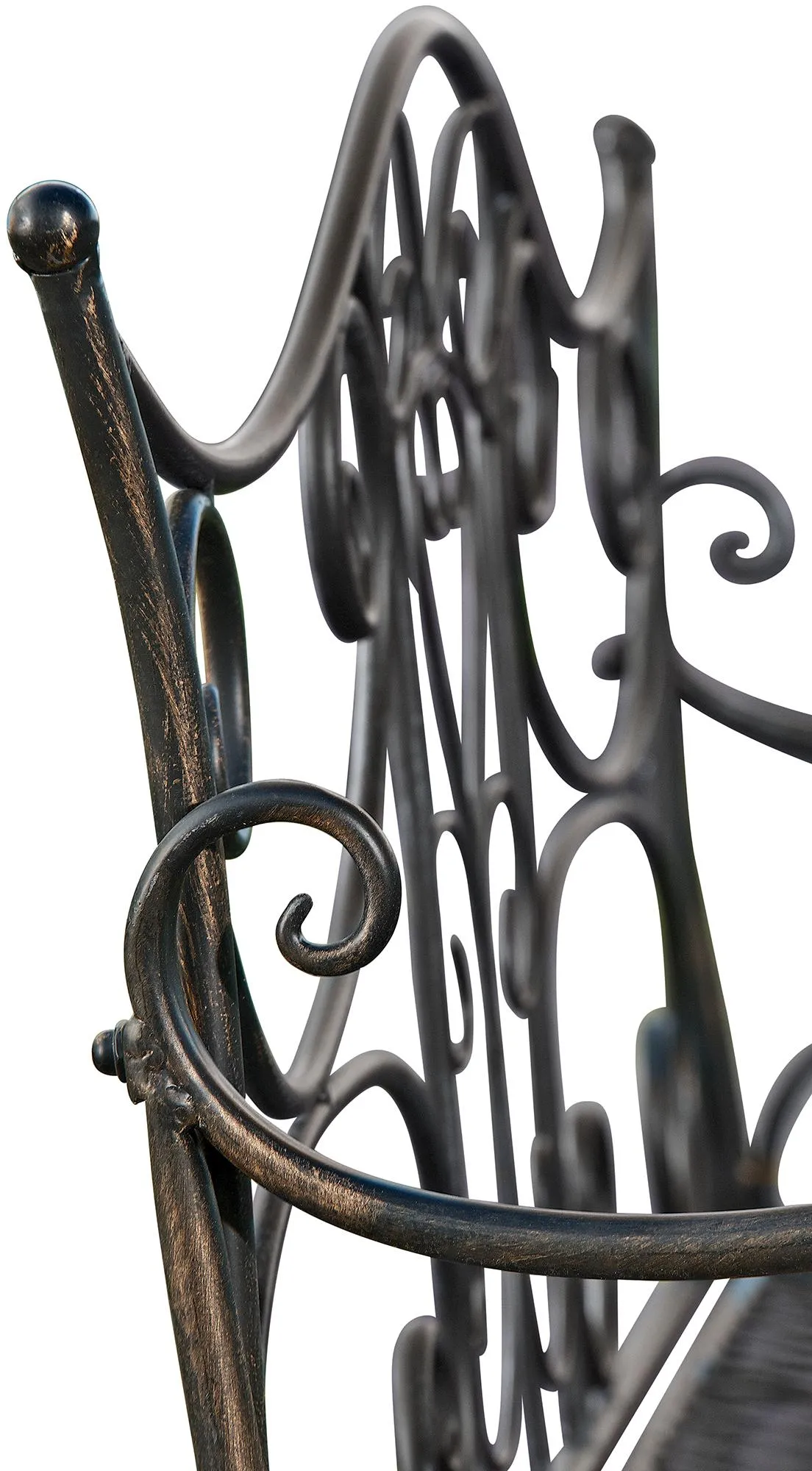 Gartenbank Tara 113x47x89 cm Bronze