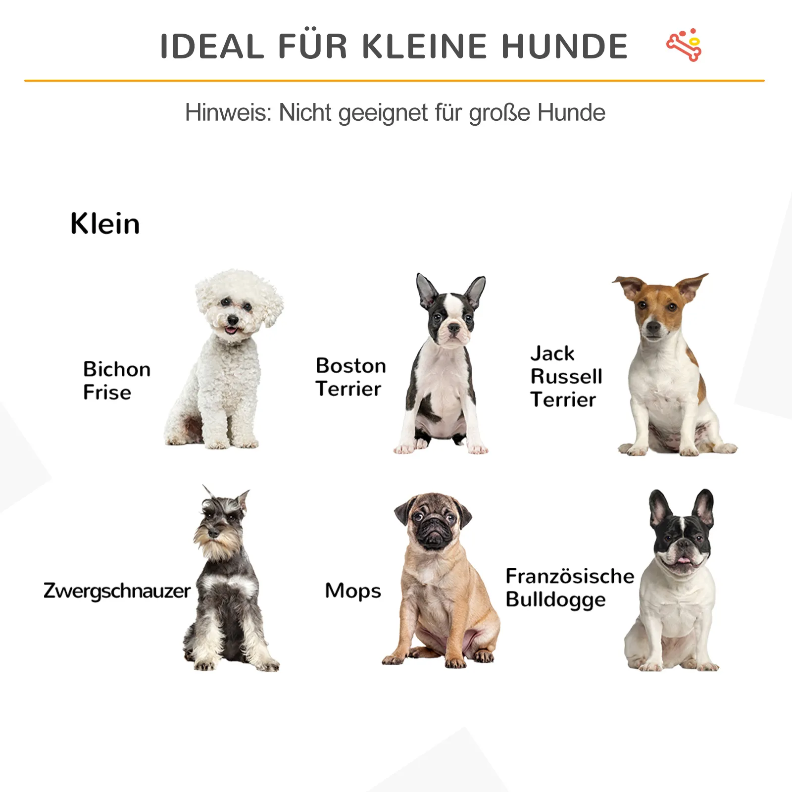 Hunde Absperrgitter 3-teilig aus Holz, 154,5 x 61 cm, Weiß