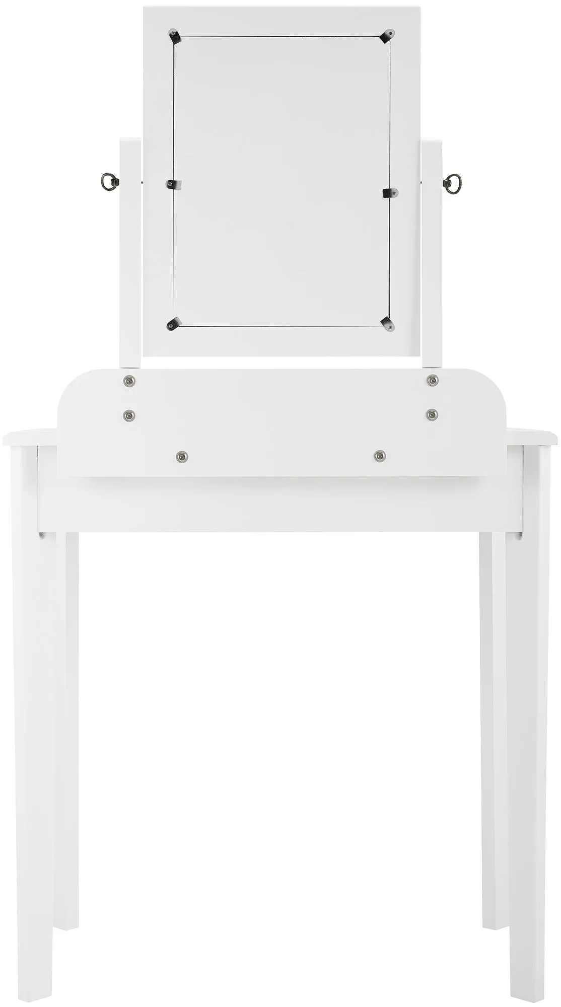 Schminktisch-Set Velia 73x42x130 cm weiß