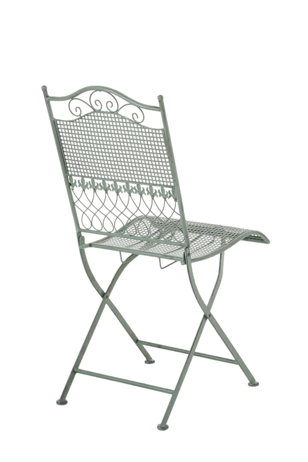 Gartenstühle Kiran 2er Set 91x41x50 cm antik-grün