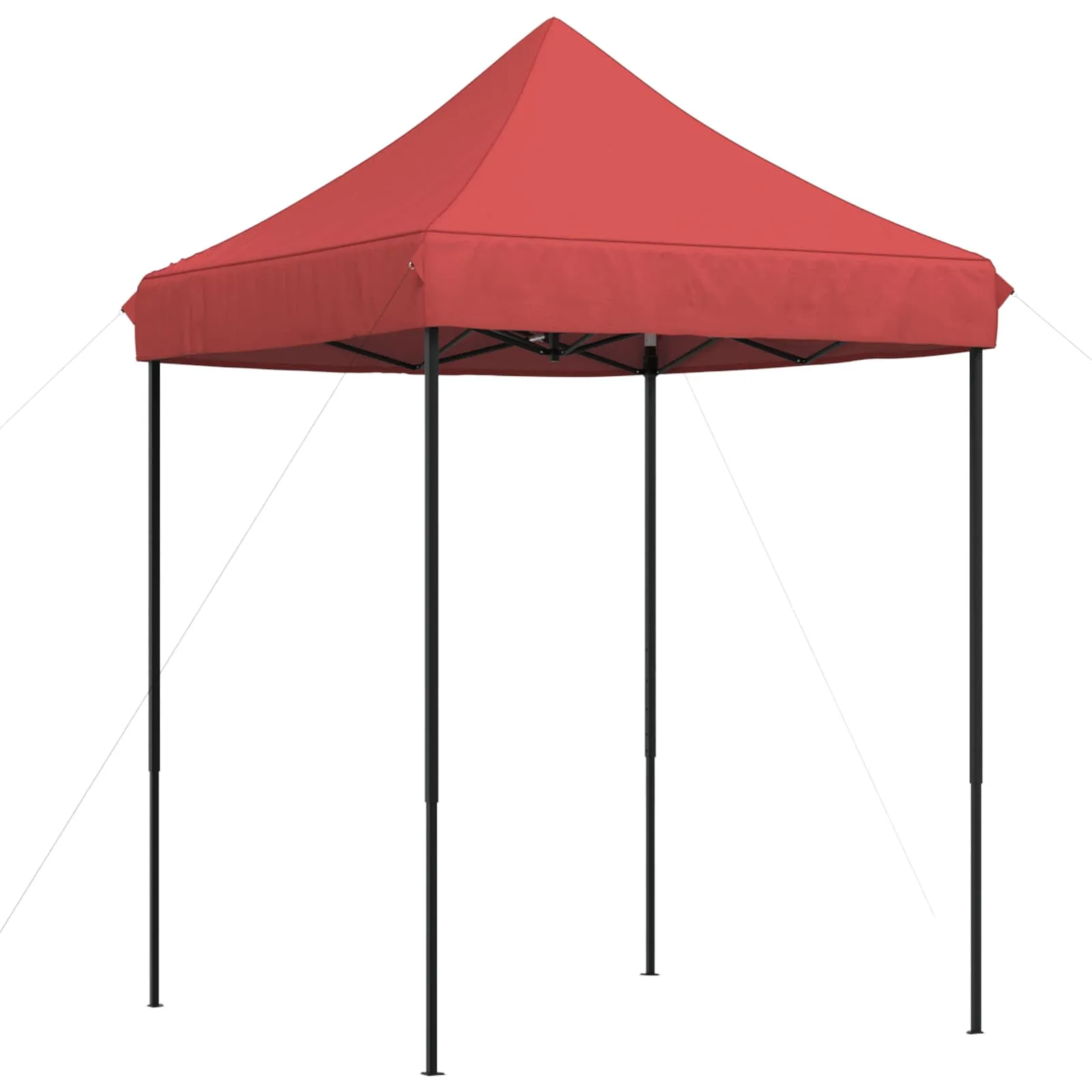 Elegantes Partyzelt 200 x 200 x 306 cm in Bordeauxrot