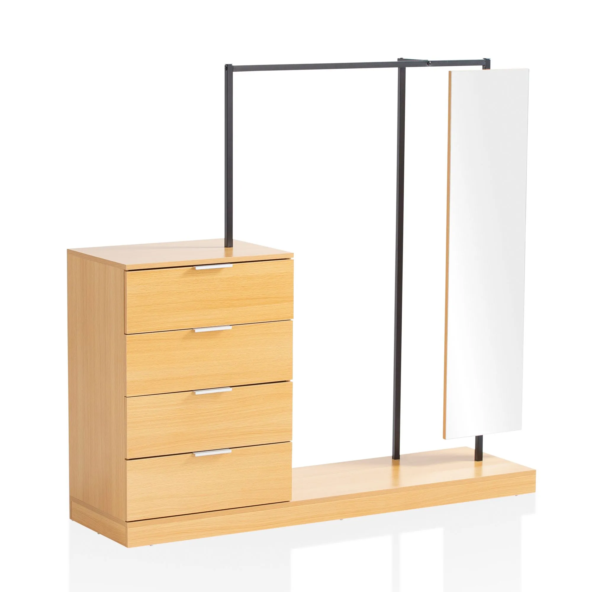 Wohnling Garderobe Eiche-Dekor 145x138x40
