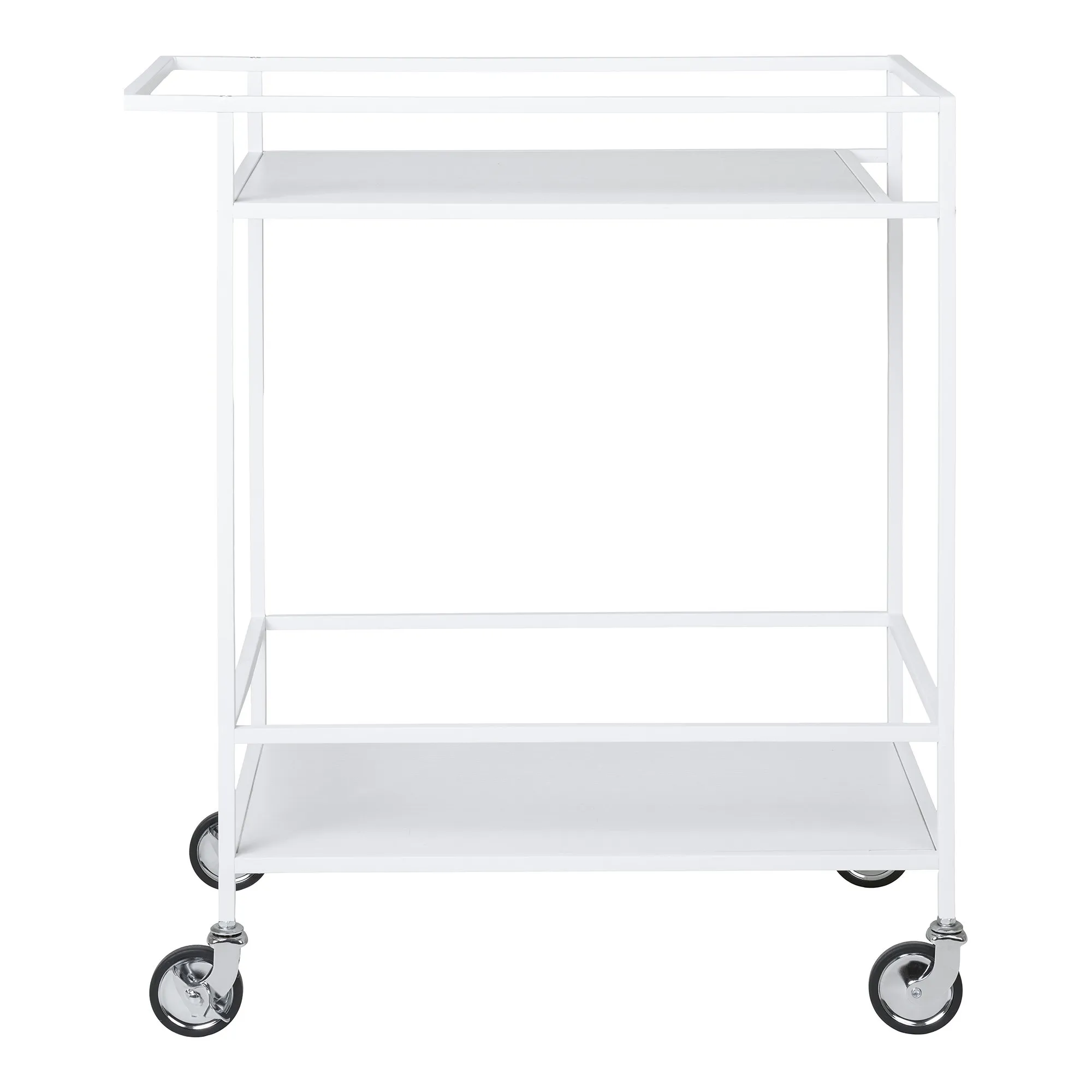 tinkaro Barwagen Vita 2 Regalböden 68 x 40 x 79 cm Weiß