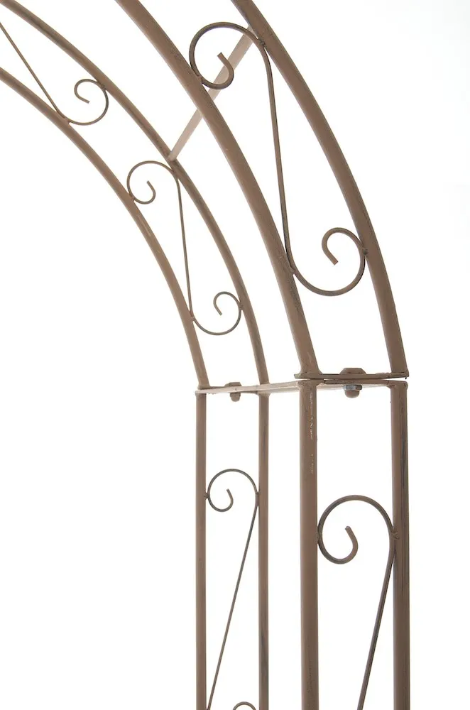 Rosenbogen Lenz 264x147x37 cm antik braun