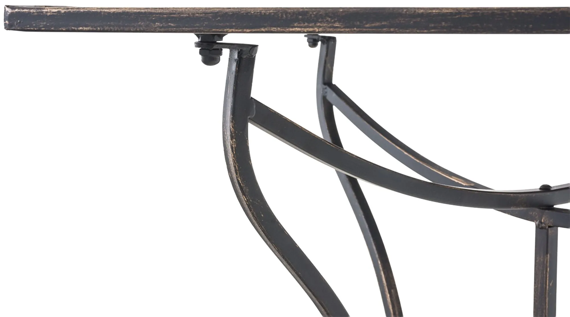Gartentisch Asina Bistrotisch 60x60x72 cm bronze
