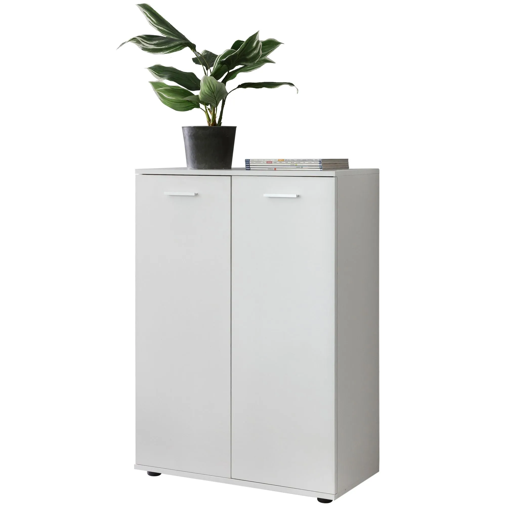 tinkaro Kommode hochkant KLESTOR Holz Flurschrank Weiß