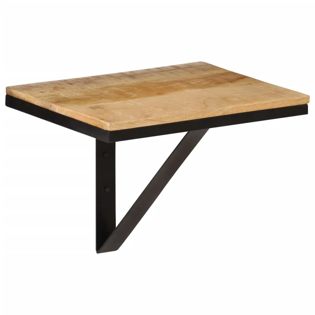 Stylisches Wandregal aus Vollholz 40 x 30 x 32 cm