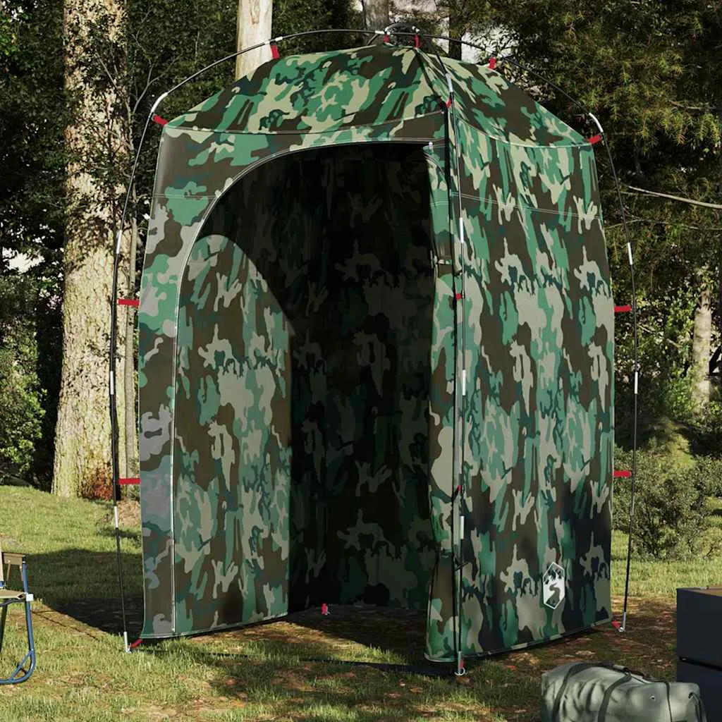 Duschzelt 140x140x213 cm in Tarnung - Wasserdicht und Tragbar