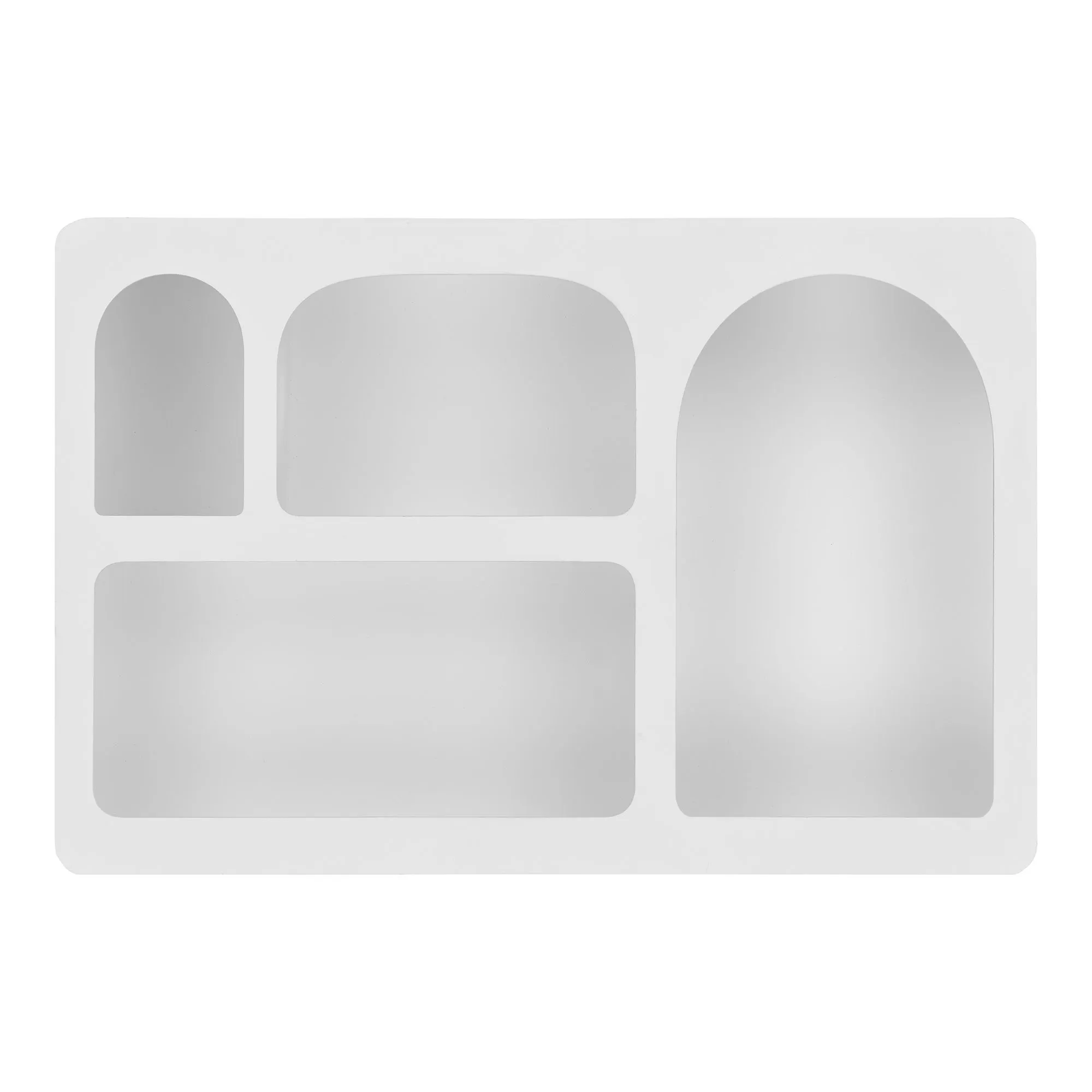 tinkaro Wandregal Bryne MDF Weiß