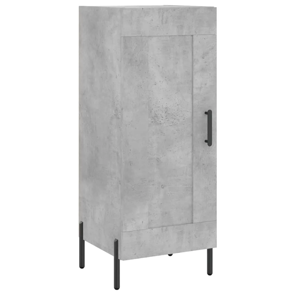 Sideboard Betongrau 34,5x34x90 cm Holzwerkstoff