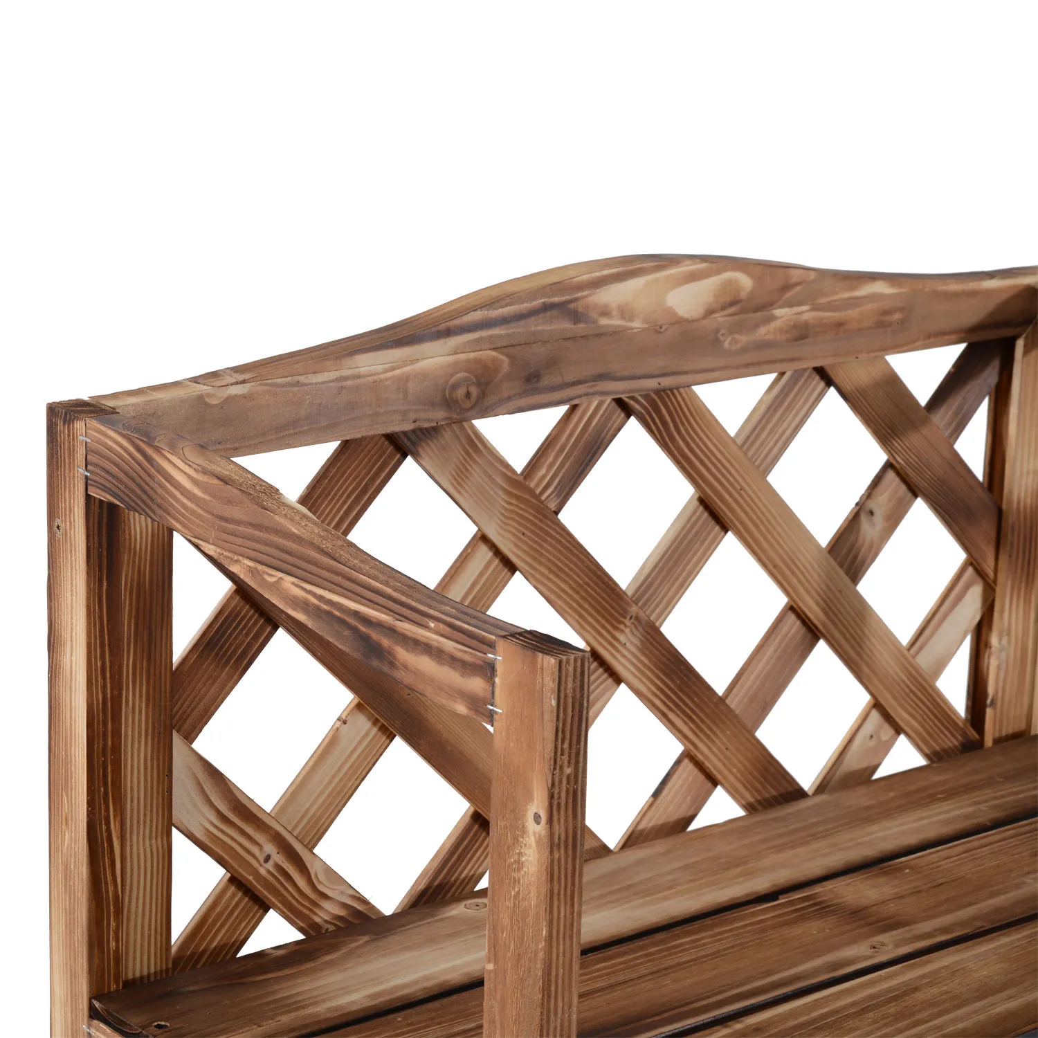 Blumenregal Natur 75x38x120cm aus verrotungsbeständigem Massivholz