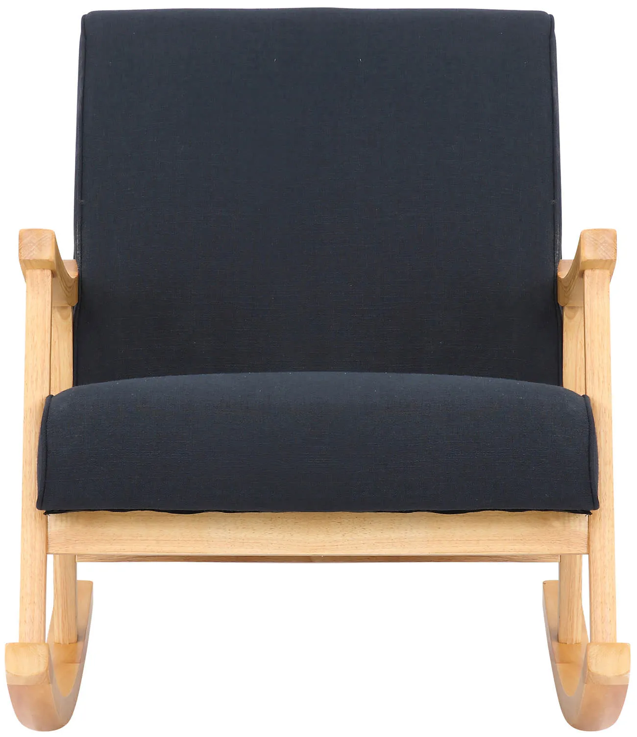 Schaukelstuhl Morelia 82x67x92 cm schwarz