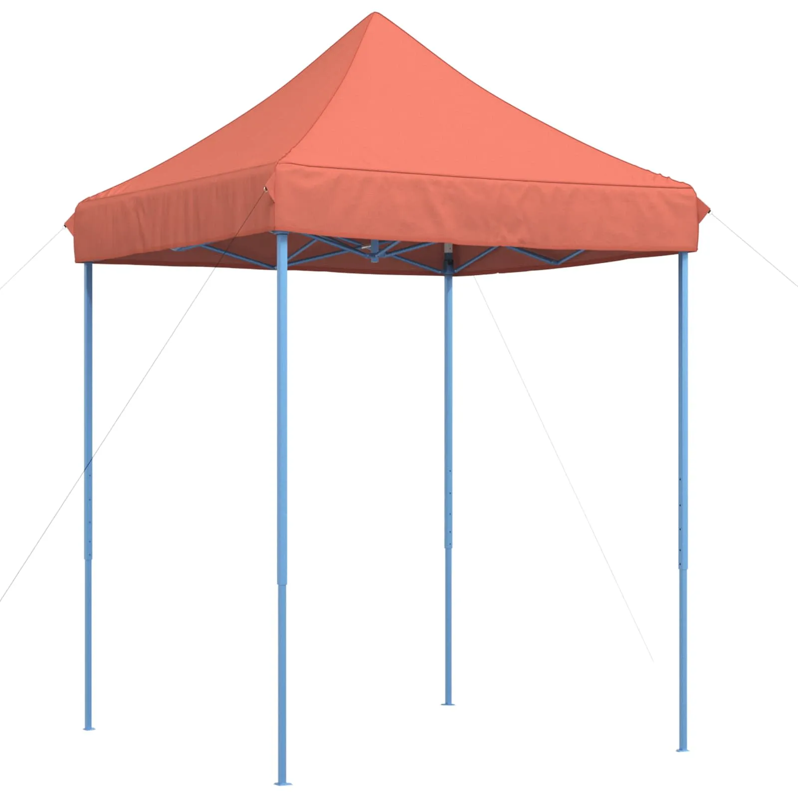 Modernes faltbares Partyzelt 200x200x306 cm in Terrakotta