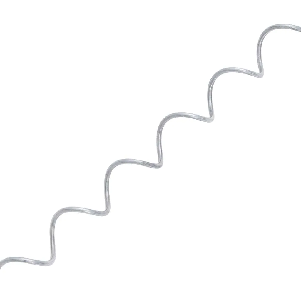 Gabionen-Spiralen 100 cm Länge, 3,5 mm Durchmesser, Silber