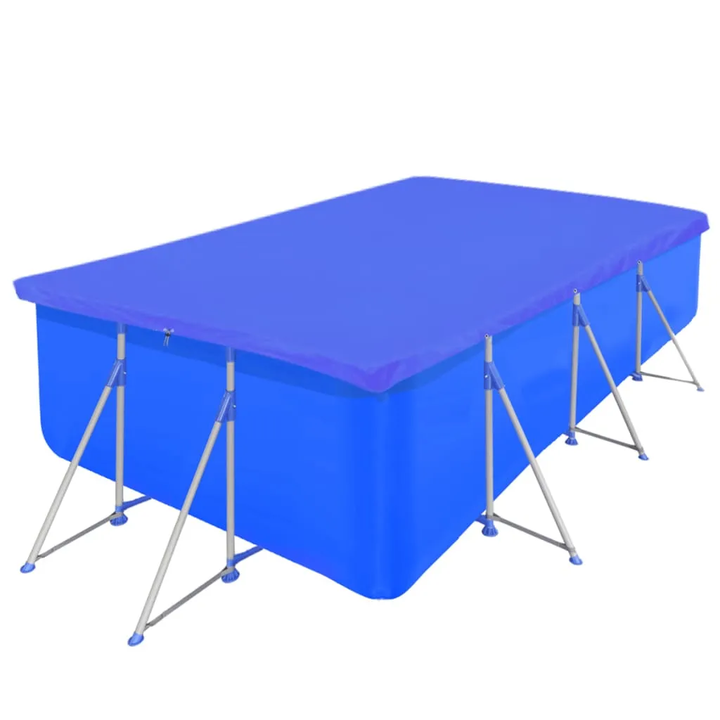 Hochwertige Poolabdeckung 540x270x10 cm Dunkelblau für Stahlrahmen-Pools