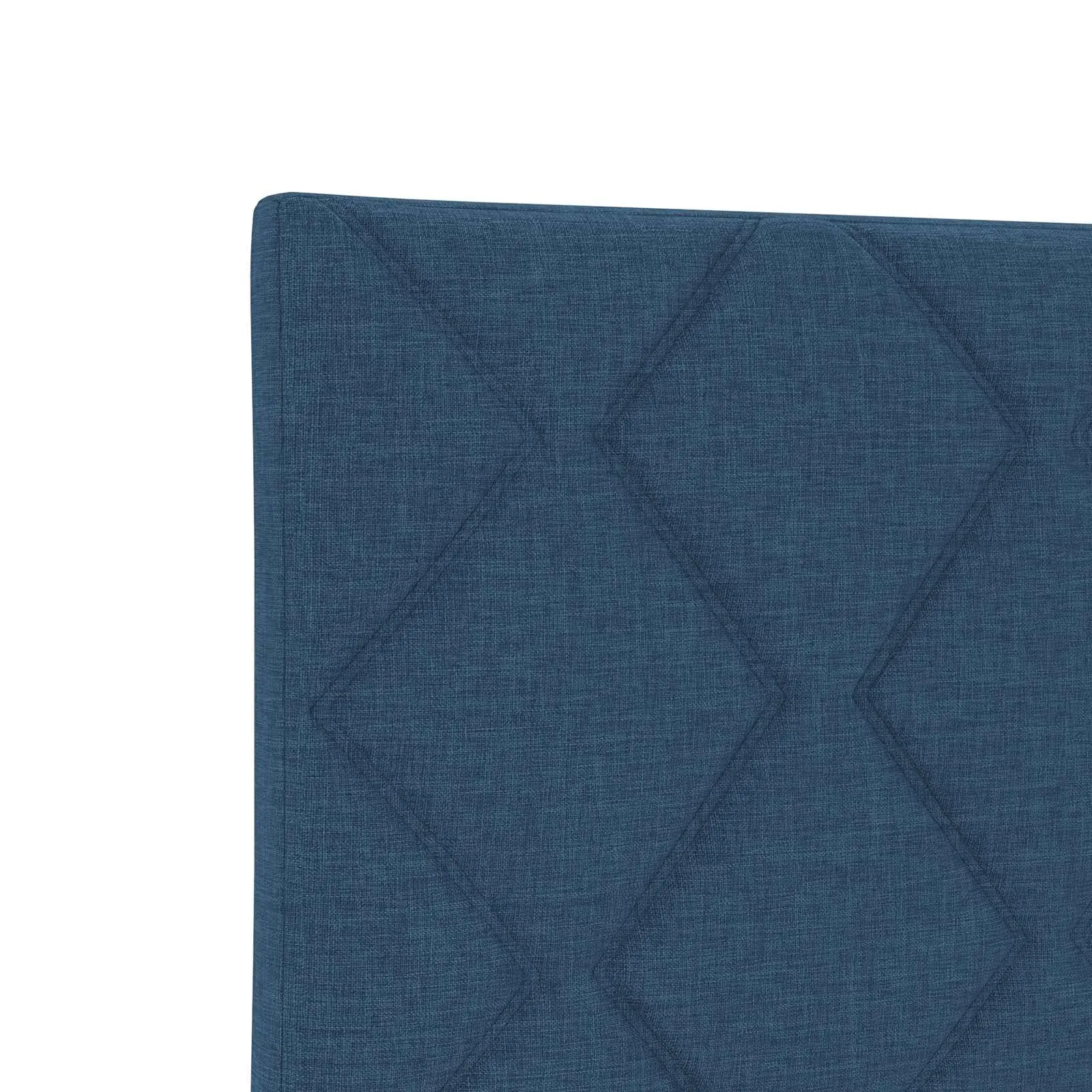 Boxspringbett 140x200 cm mit Matratze, Blau, Holzwerkstoff