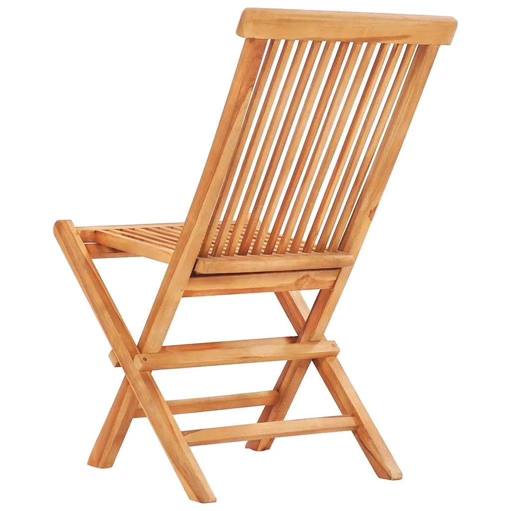 Elegantes Bistro-Set aus Naturholz, 60x60x65 cm, naturfarben